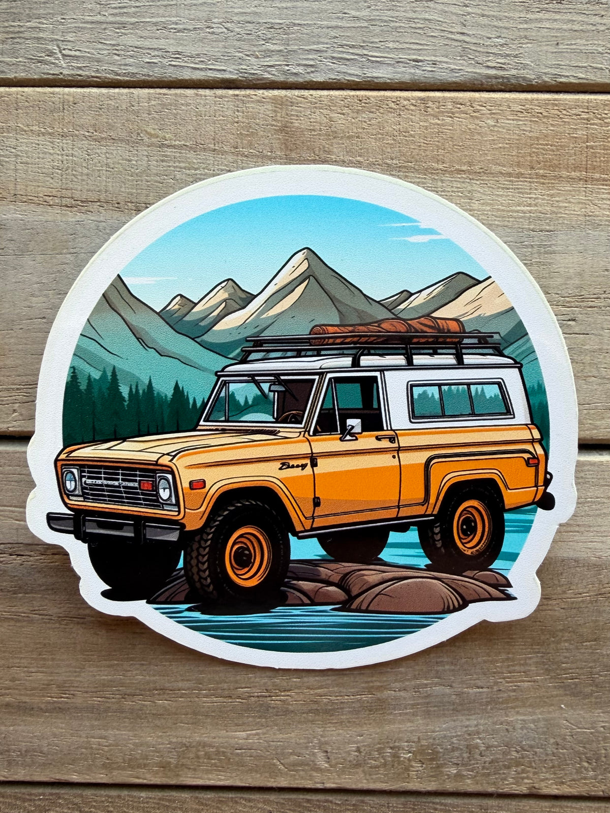 Old School Bronco Sticker