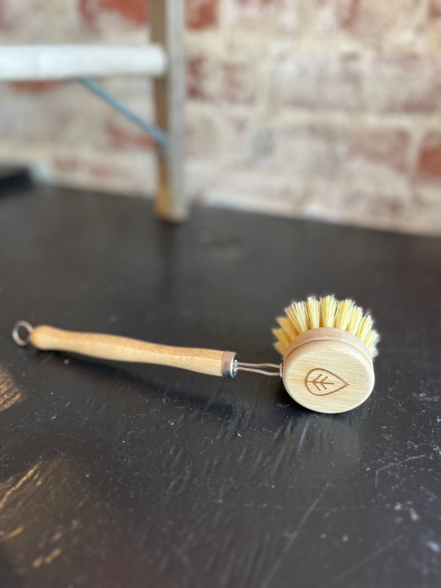 Bamboo Dish & Pot Brush