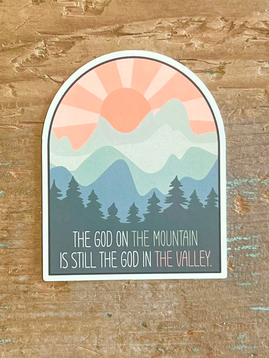 Mountain & Valley Sticker