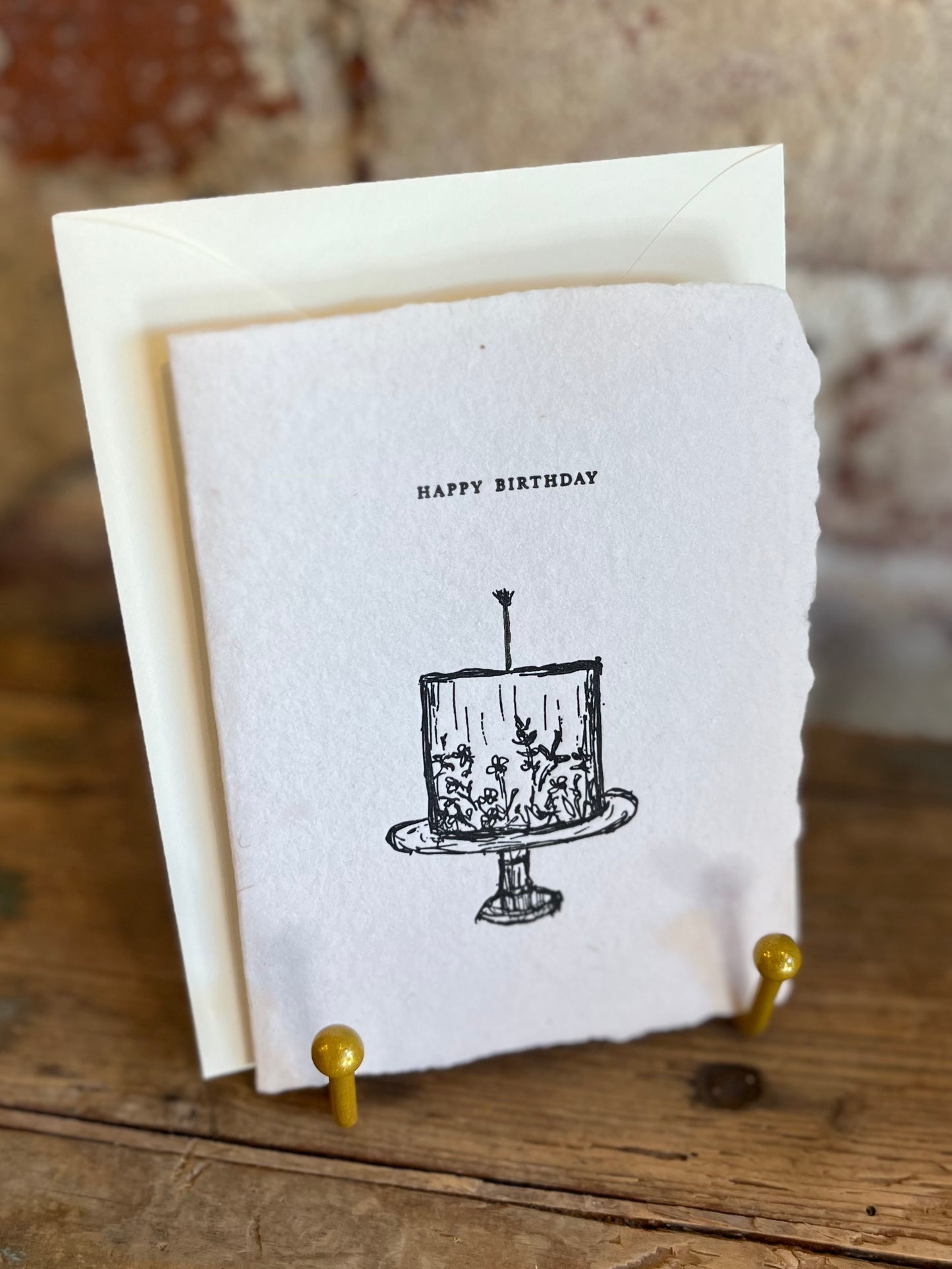 Happy Birthday Cake Card