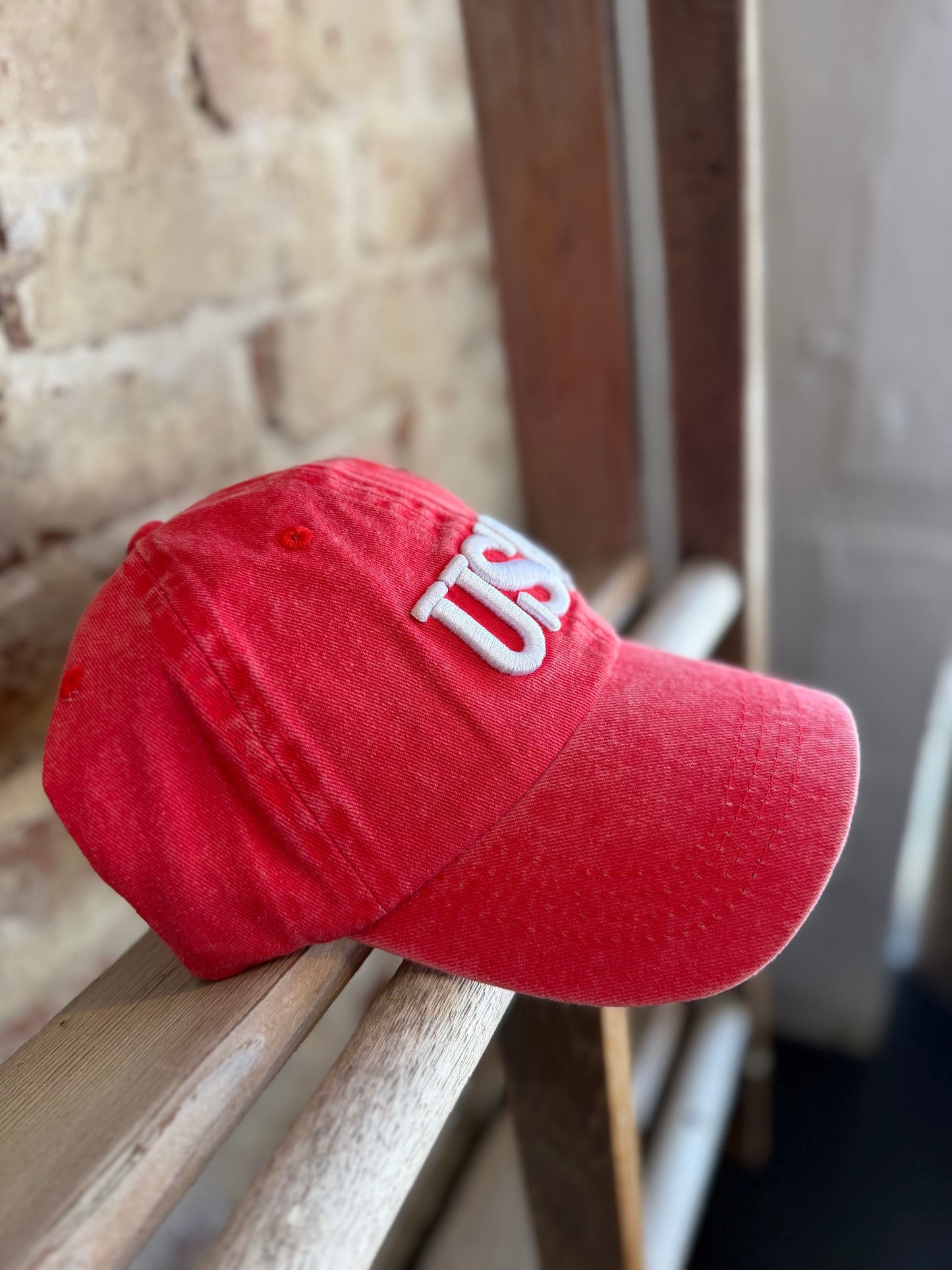 USA Baseball Hat - Red