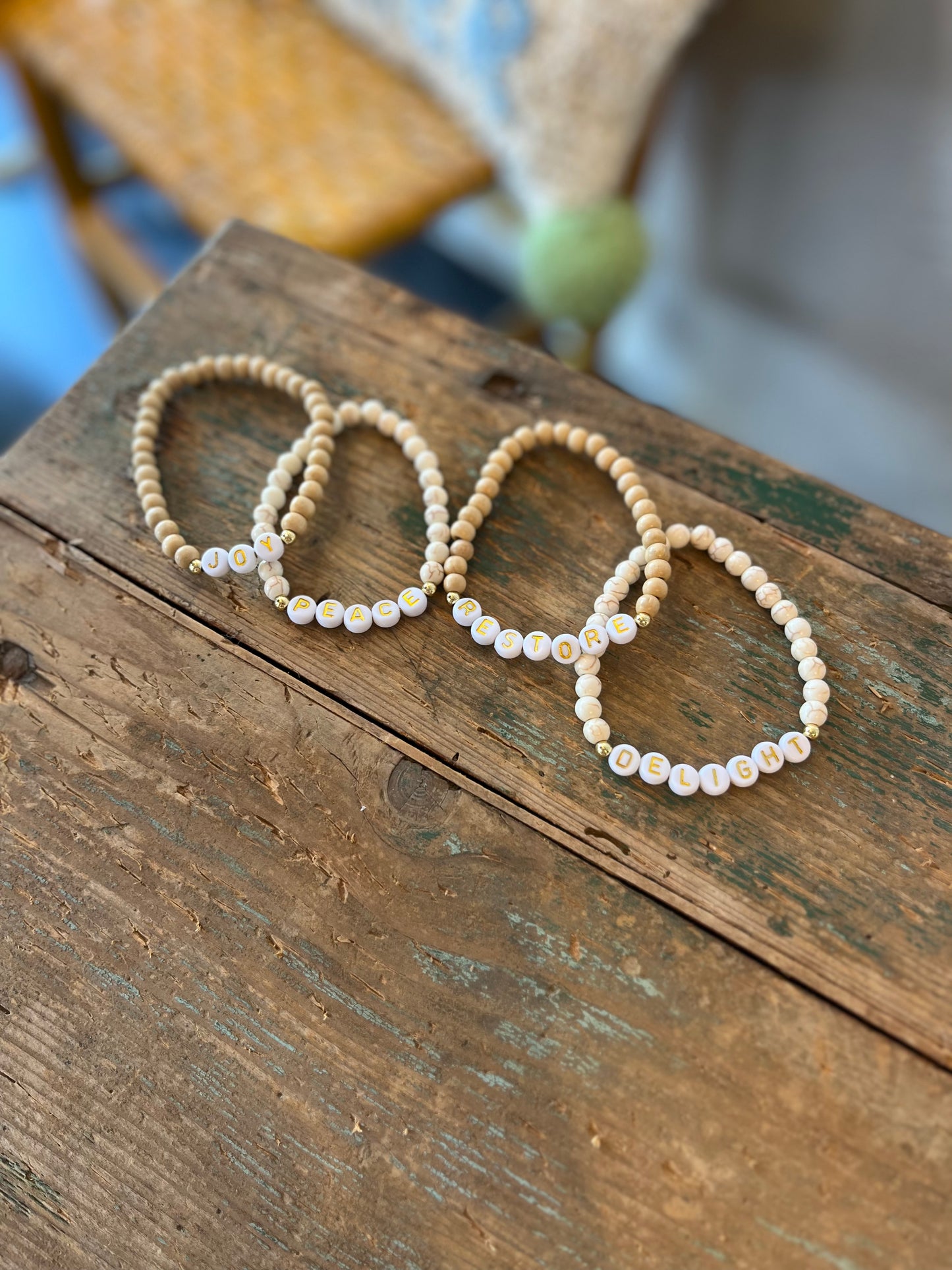 The RESTORE Bracelet- Wooden Beads