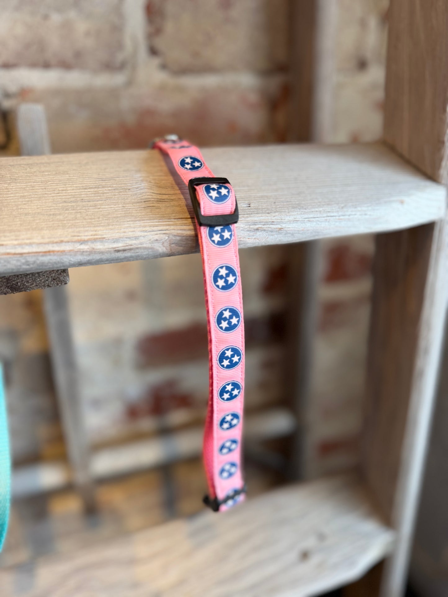 TriStar Narrow Pet Collar- Pink