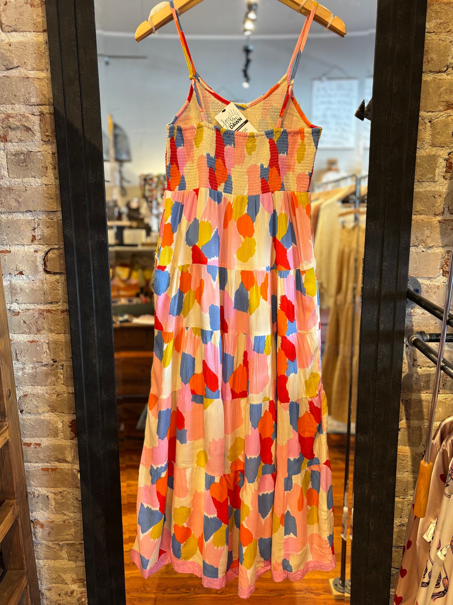 Smocked Multicolor Dress