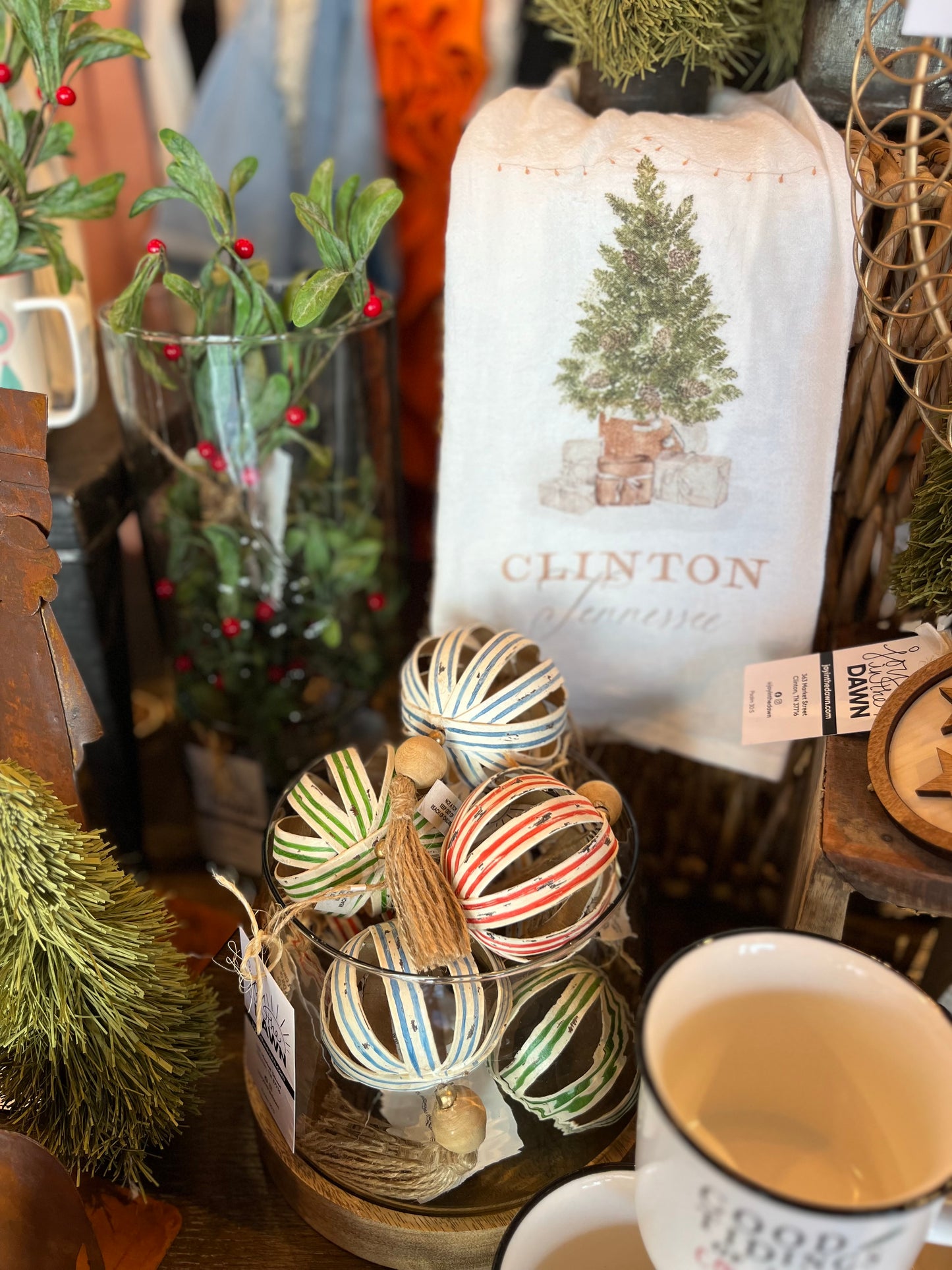 Faux Mistletoe Spray