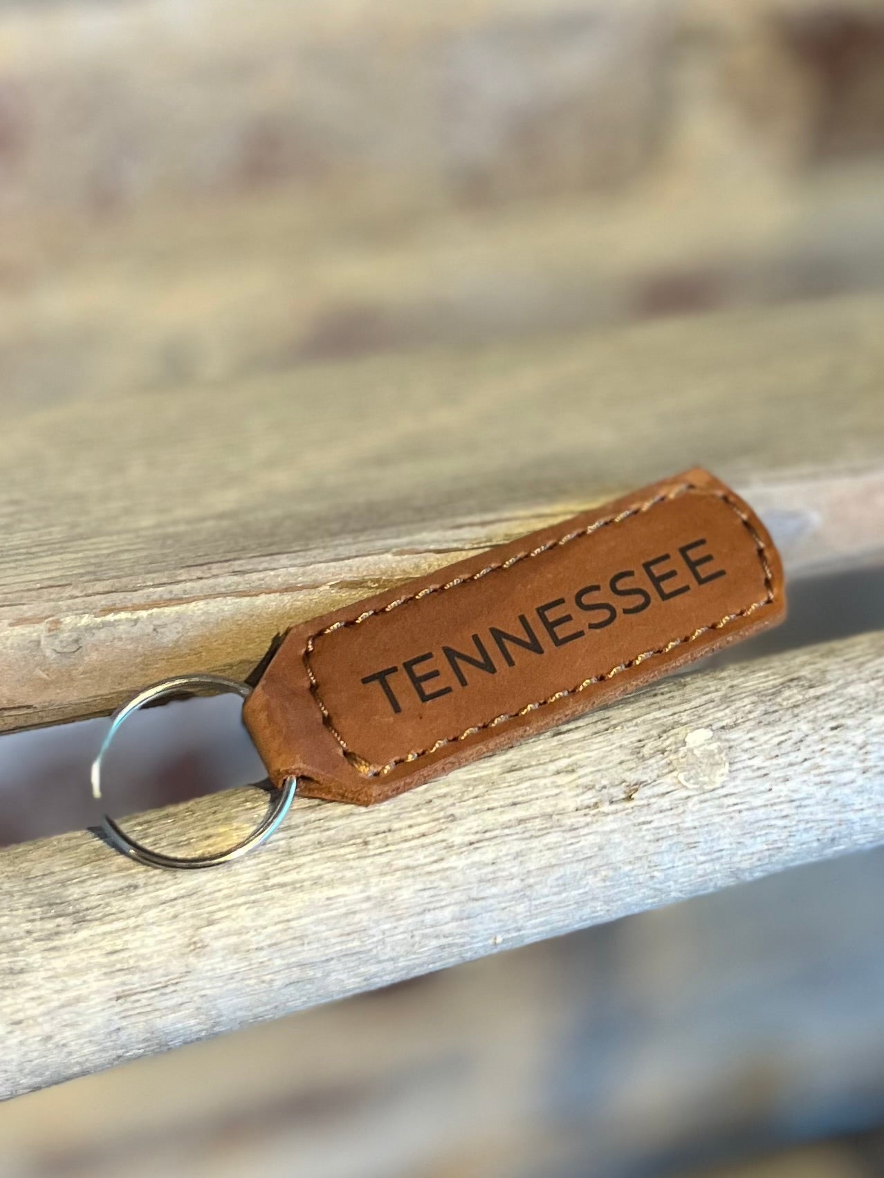 Tennessee Key Fob - Desert Tan