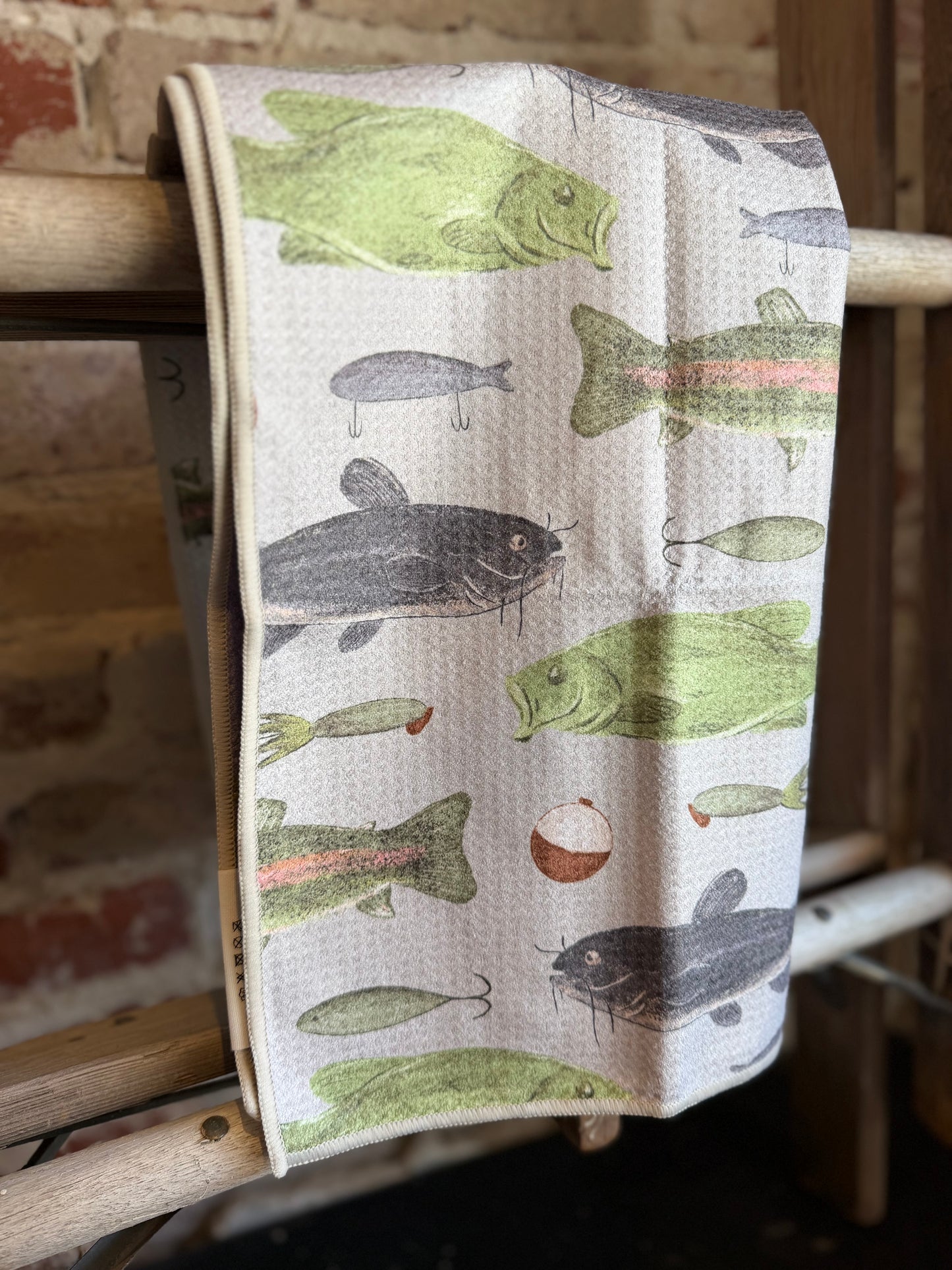 Reel Fun Fish Hand Towel