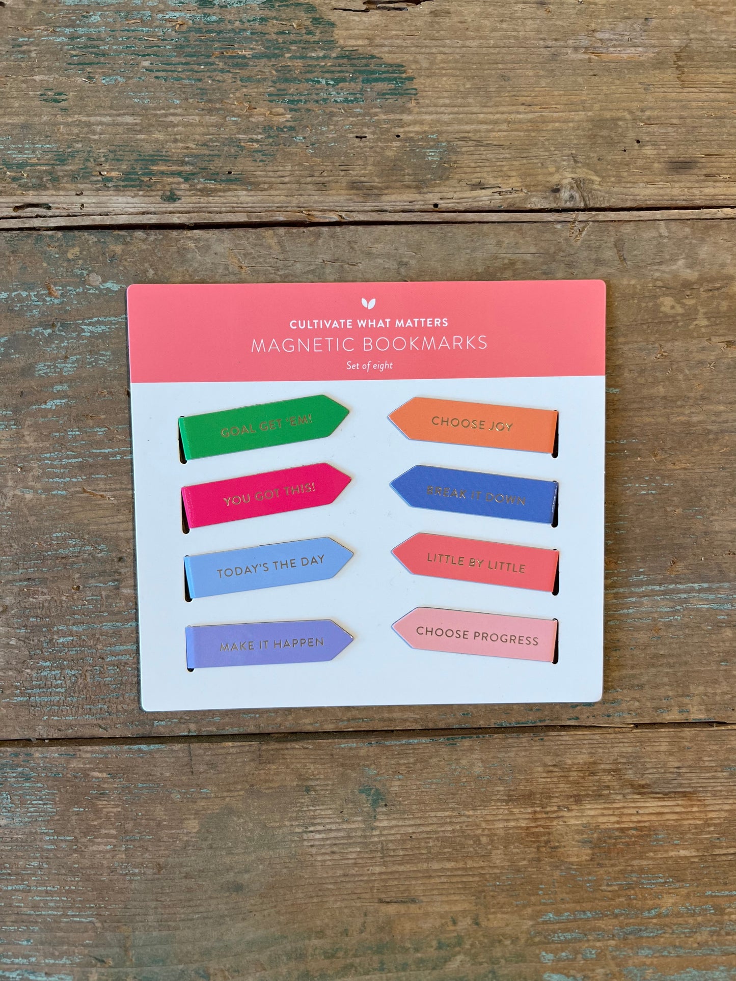Motivational Magnetic Bookmarks