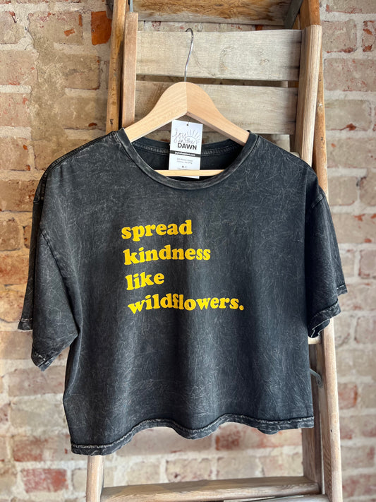 Spread Kindness Tee - Mineral Black