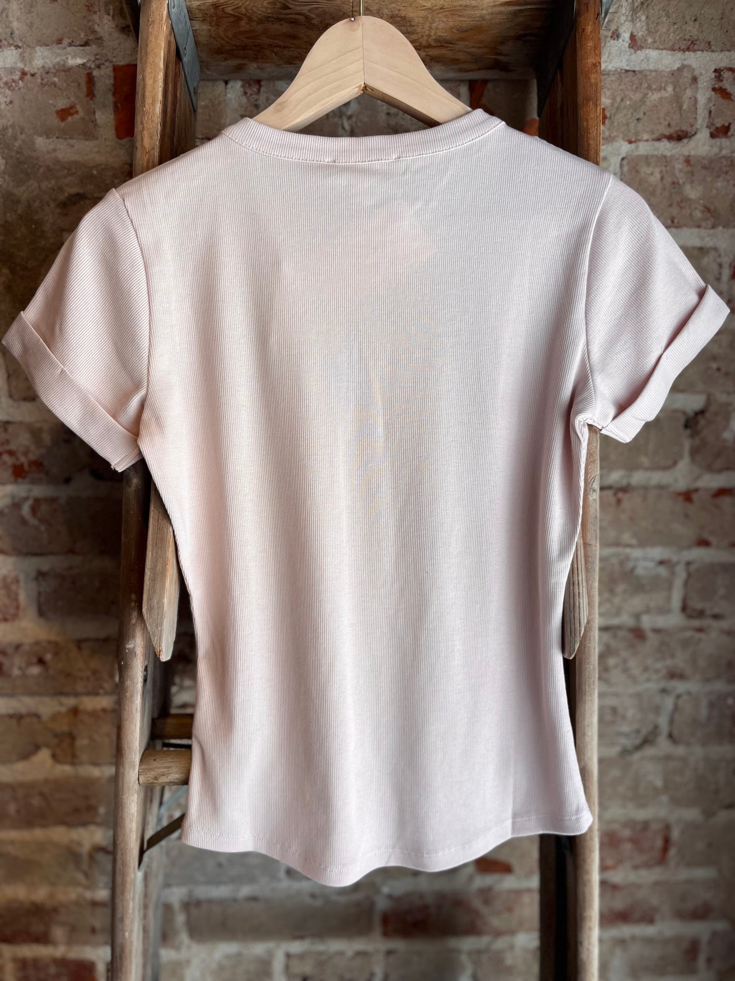 Sunny Days Henley Top- Hushed Violet