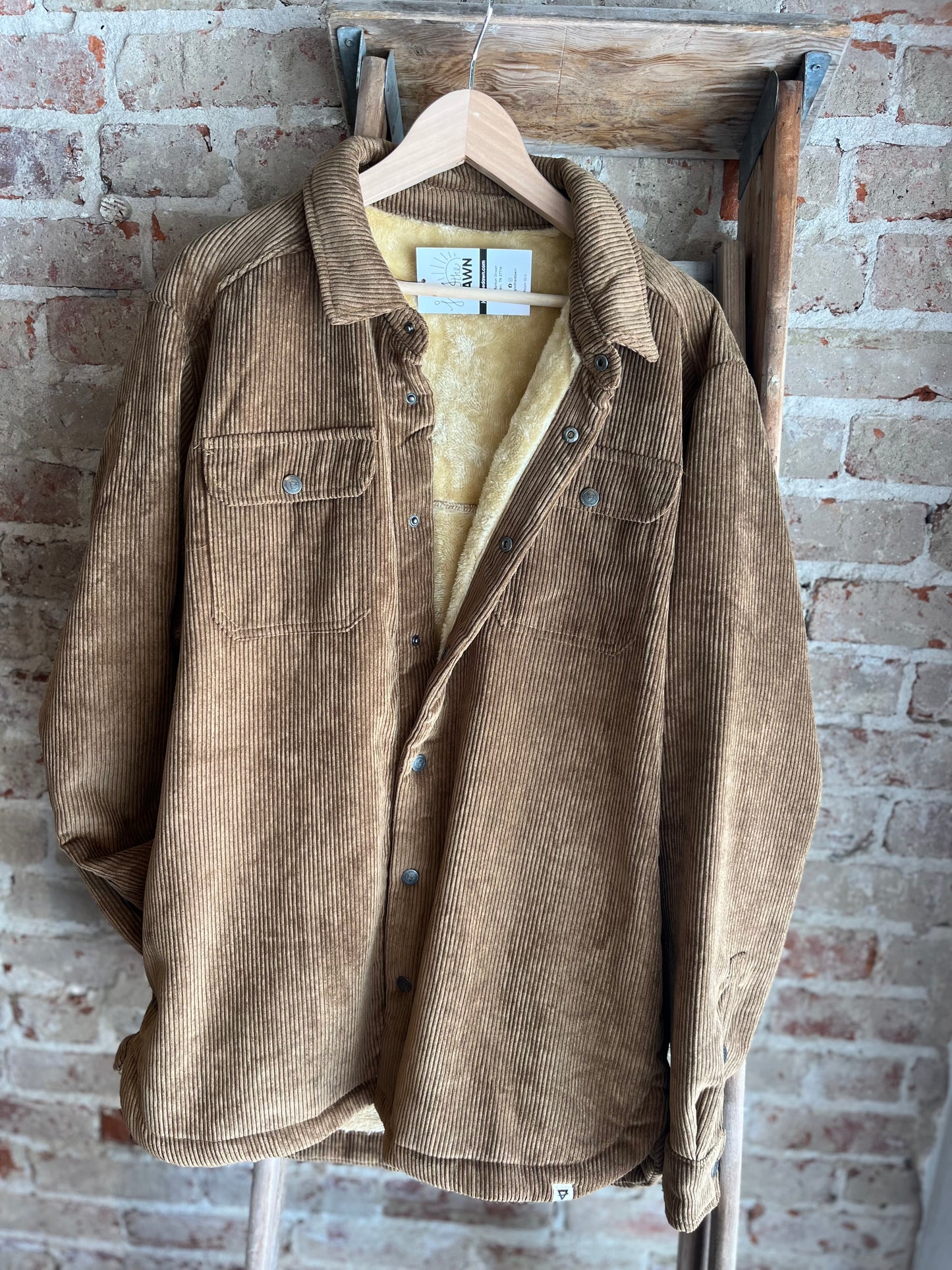 Remy Sherpa Corduroy Shacket- Men