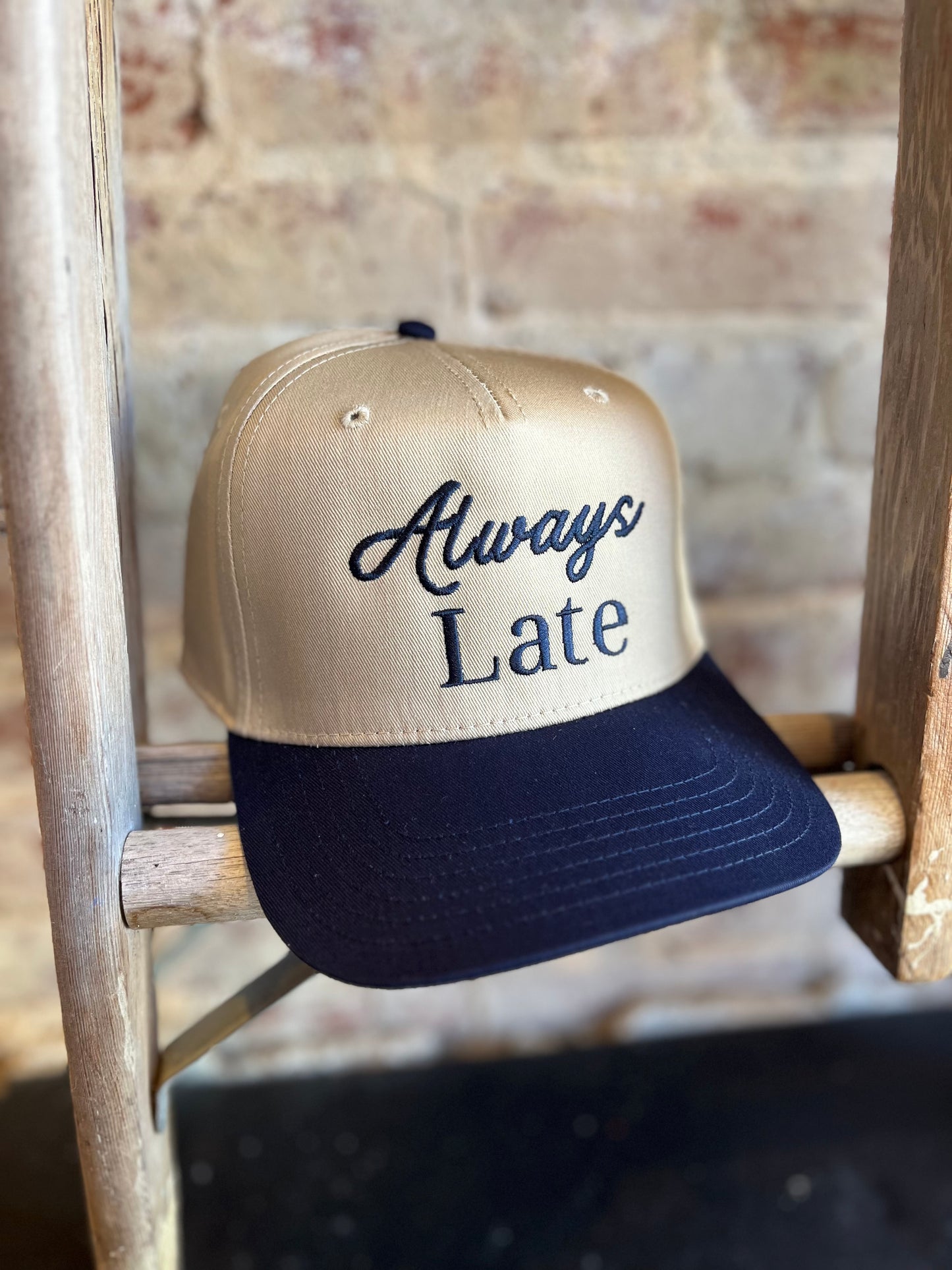 Always Late Hat - Navy/Natural