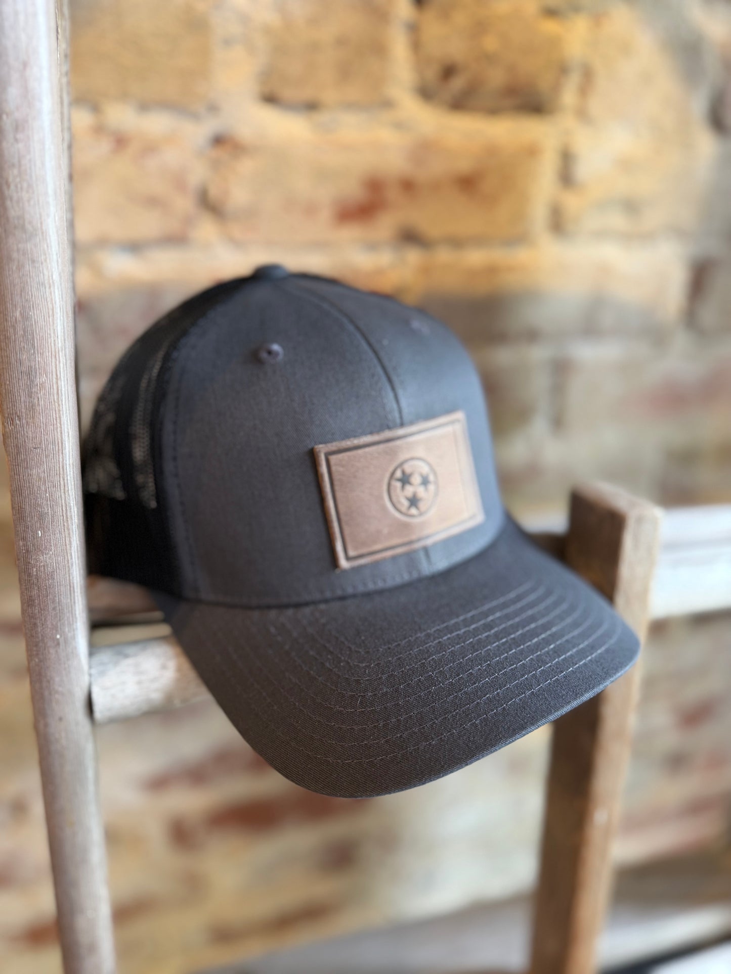 Tennessee Flag Hat- Charcoal