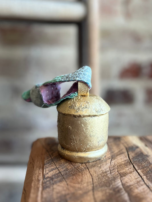 Small Bell w/ Kantha Hanger