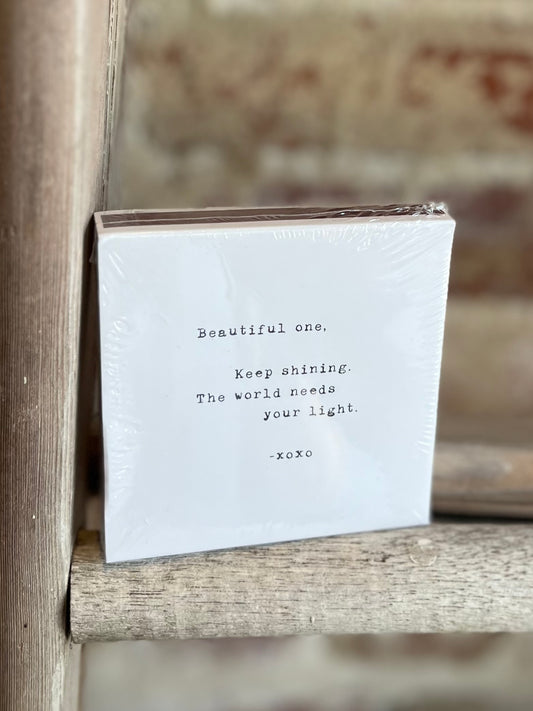 The World Needs Your Light Matches