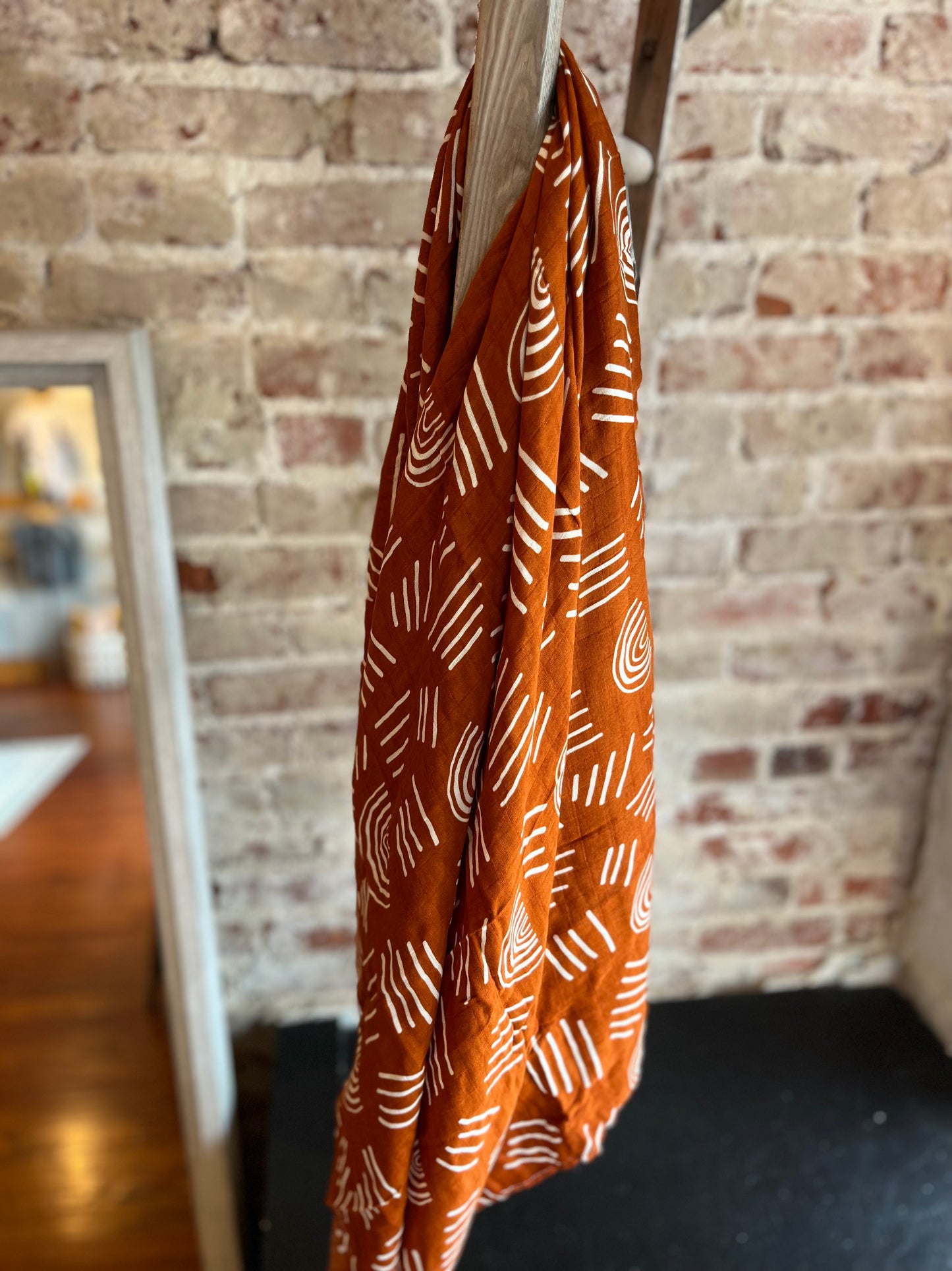 Rainbow Muslin Swaddle