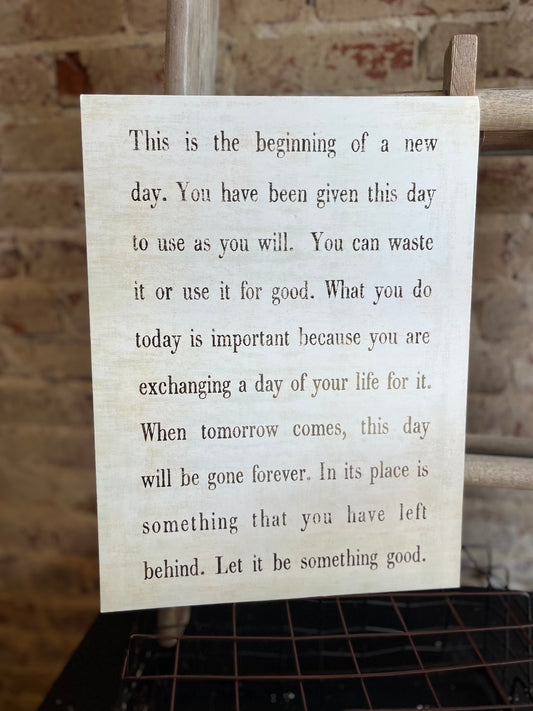 This is the Beginning Art Print