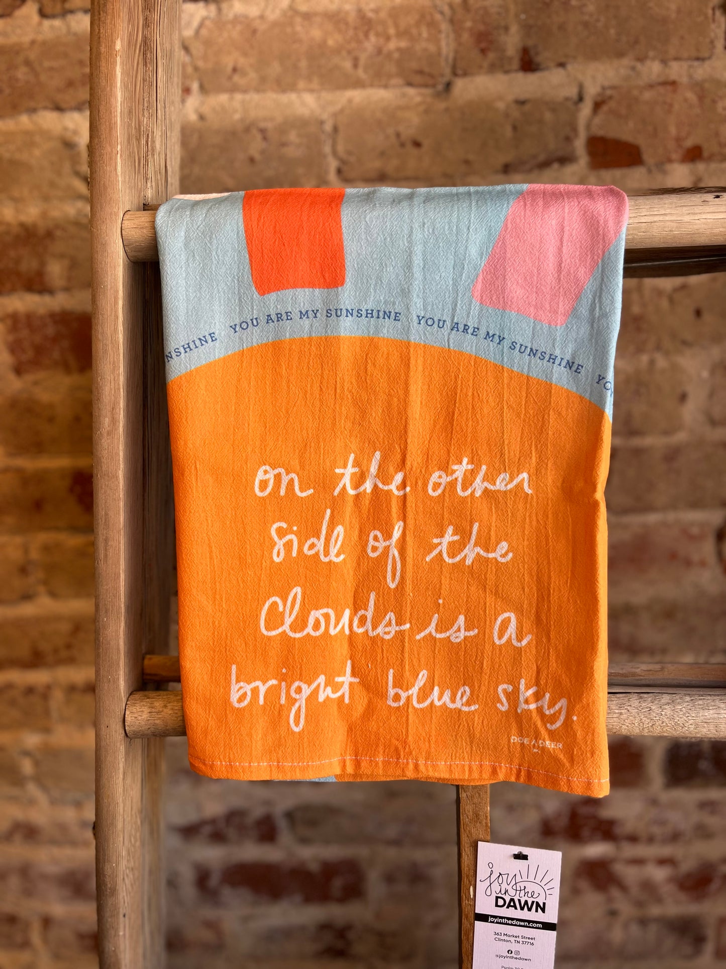 Bright Blue Skies Towel