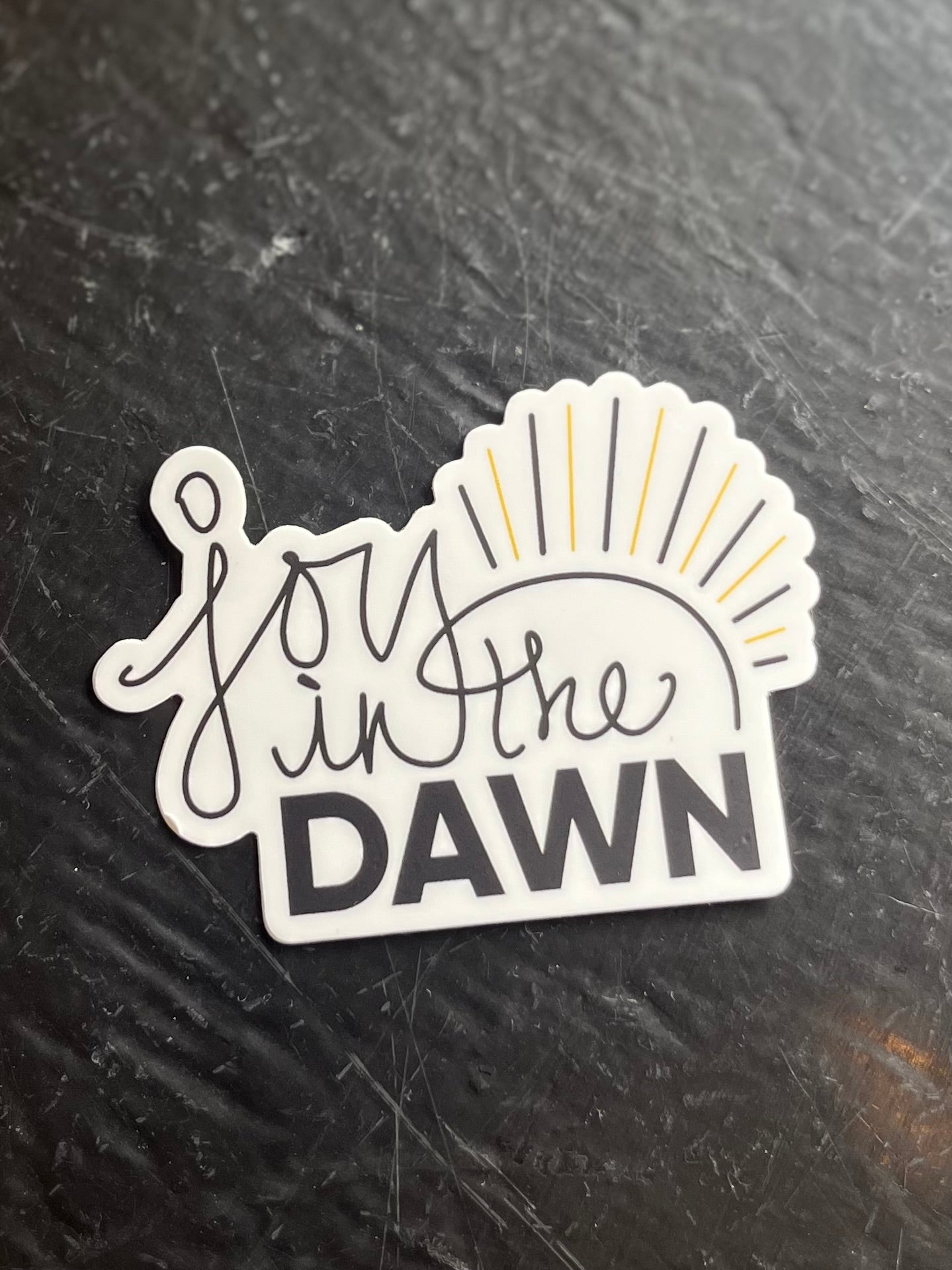 Joy in the Dawn Sticker