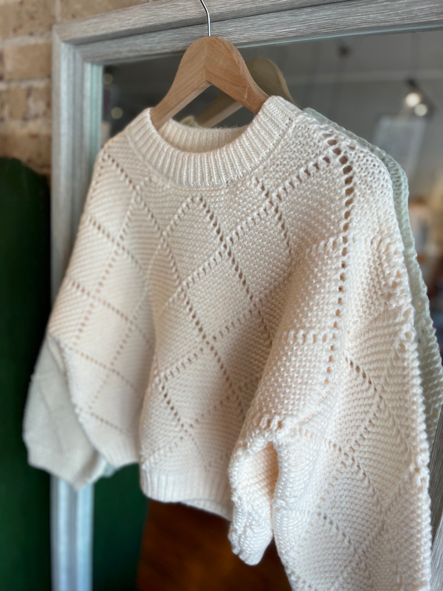 Evie Mae Cream Sweater