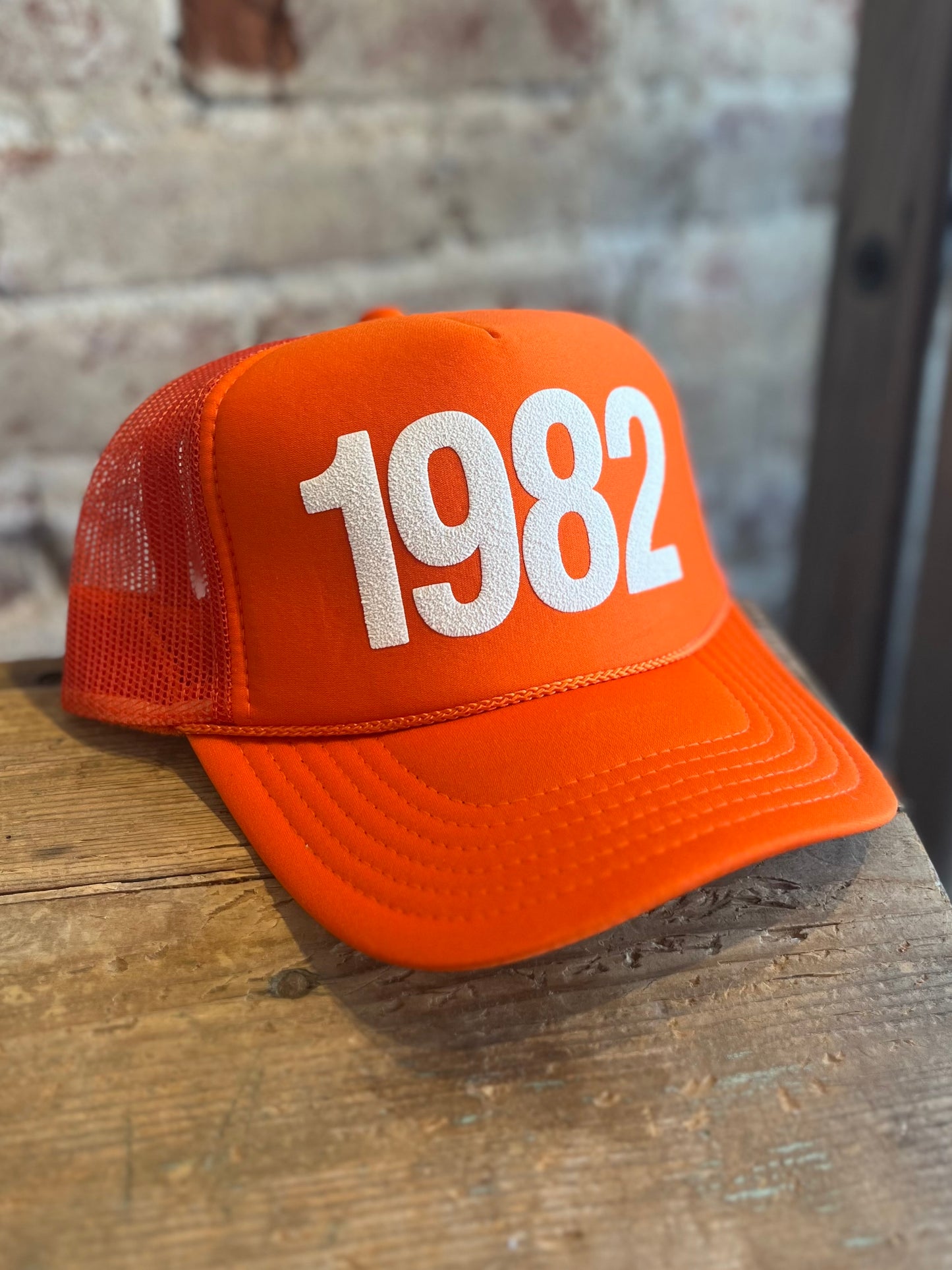 1982 Vintage Trucker Hat- Orange