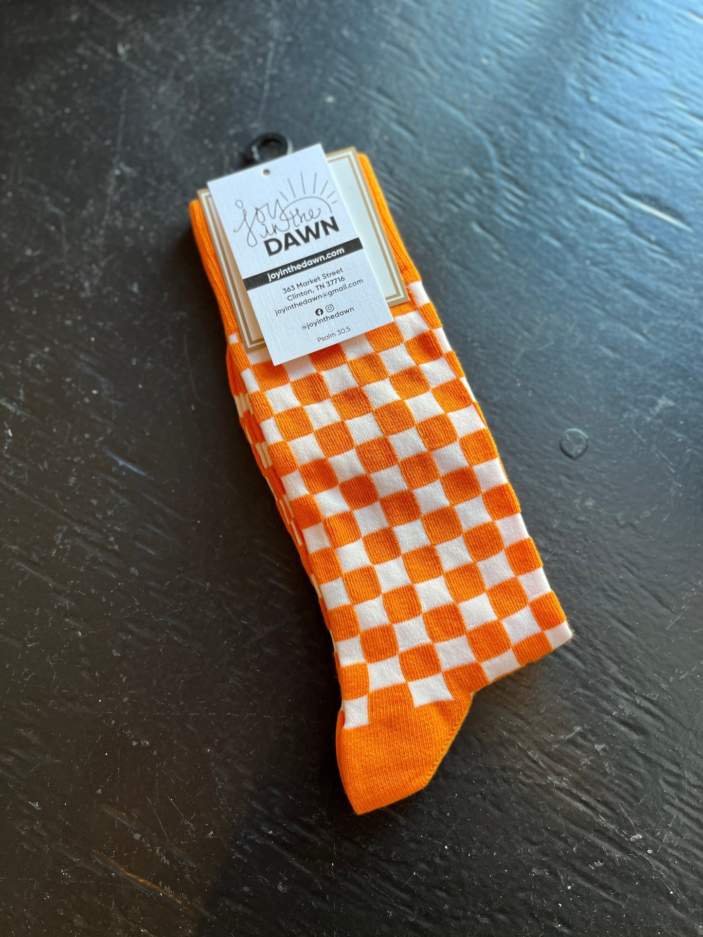 Checkerboard Men's Crew Socks