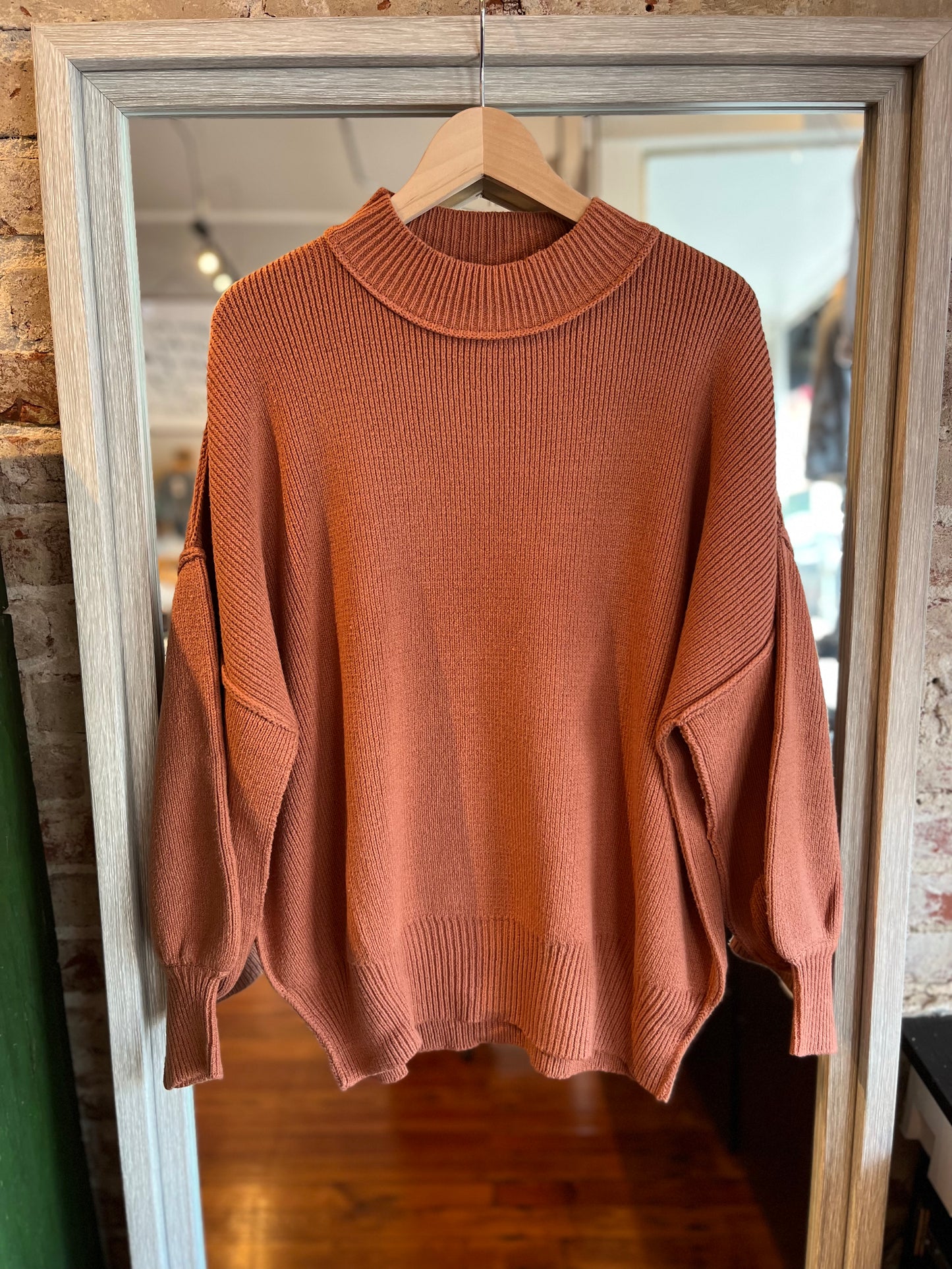 Marsala Oversized Sweater