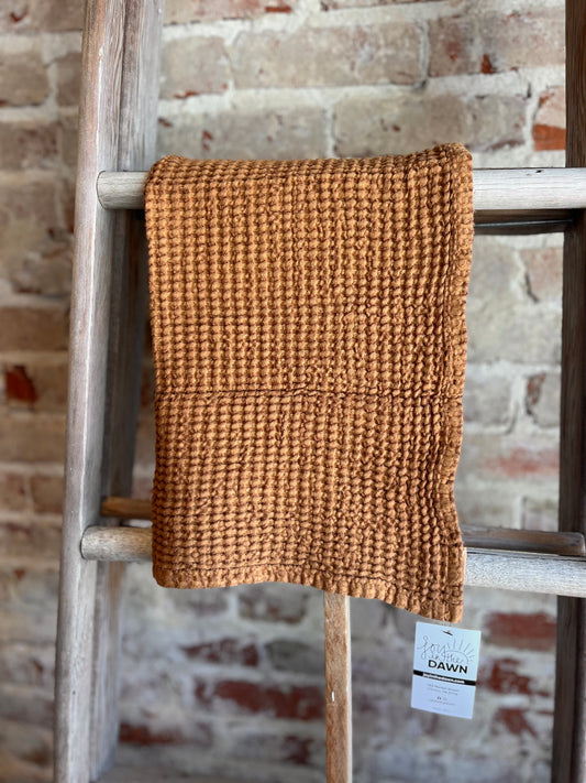 Waffle Hand Towel - Cinnamon