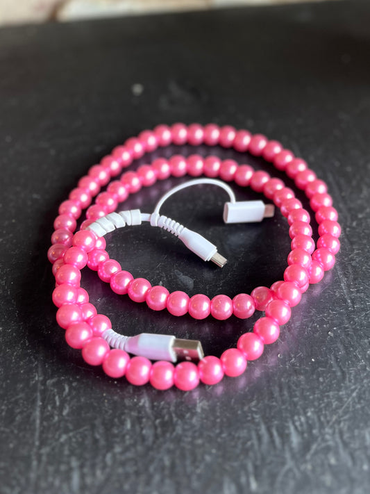 Candy Pink Phone Charger