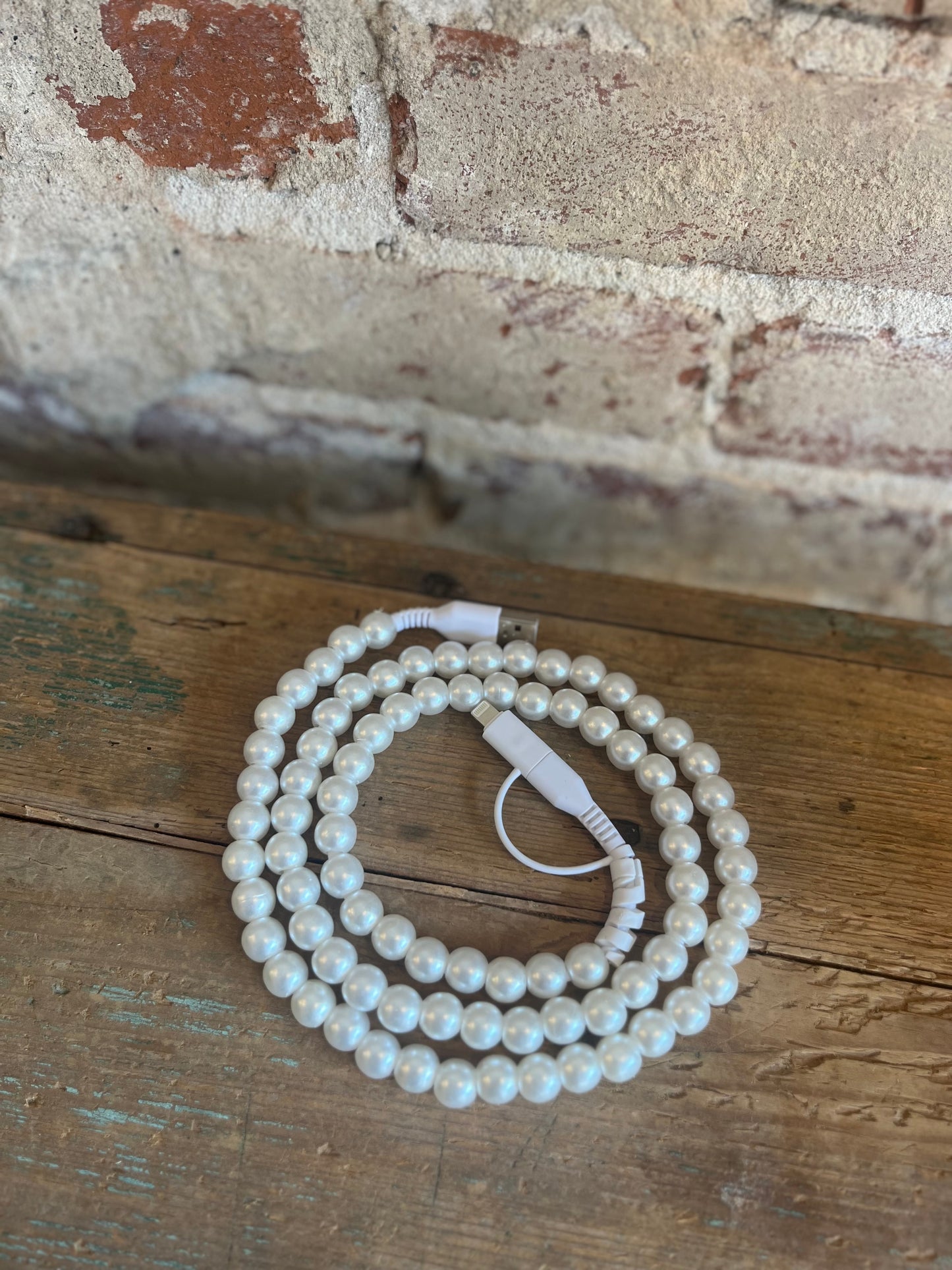 Pearl Bead Phone Charger