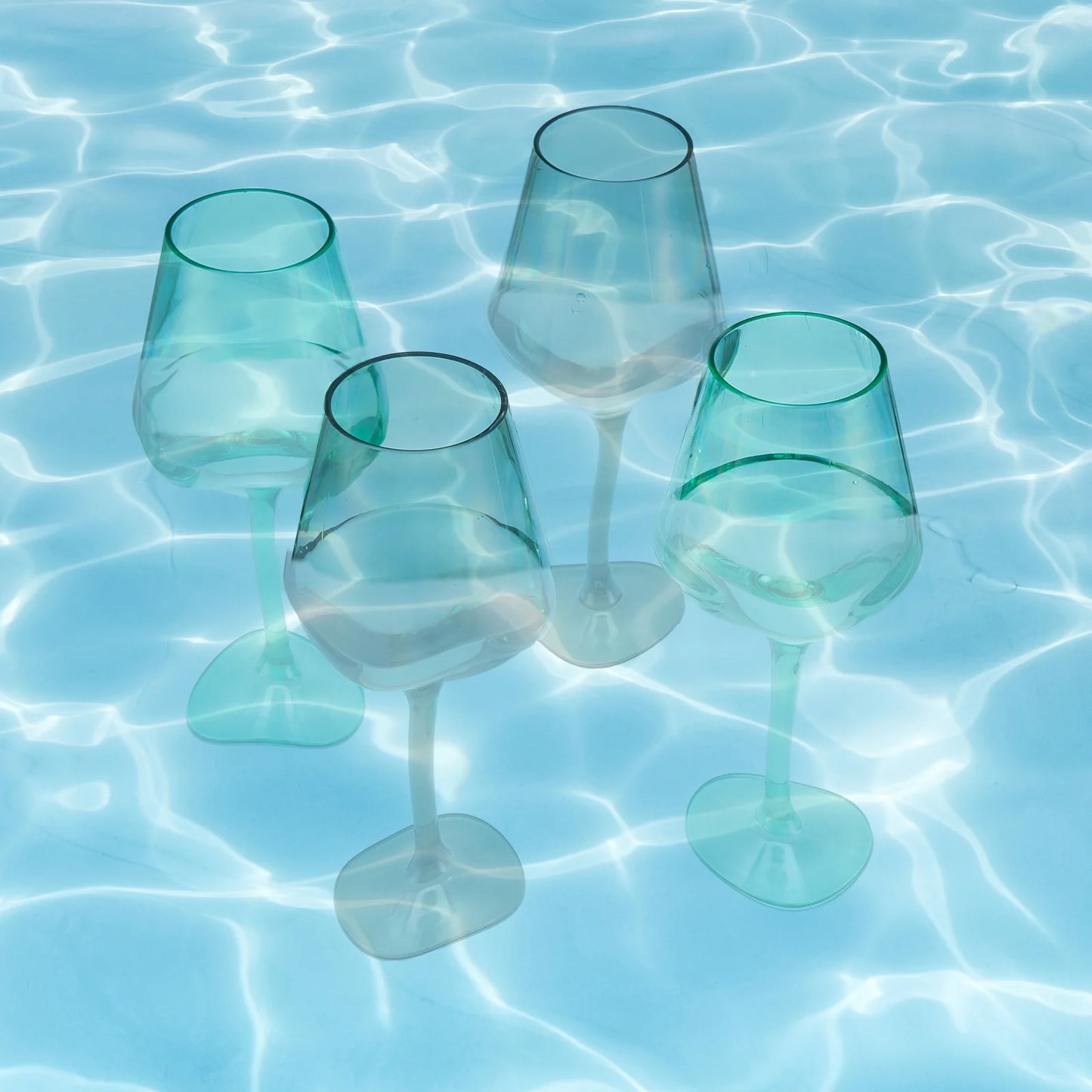 Floating Acrylic Glass Set-Light Green