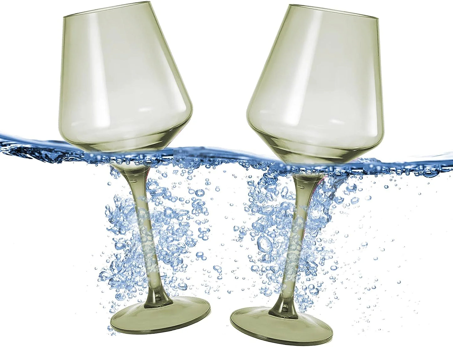 Floating Acrylic Glass Set-Light Green