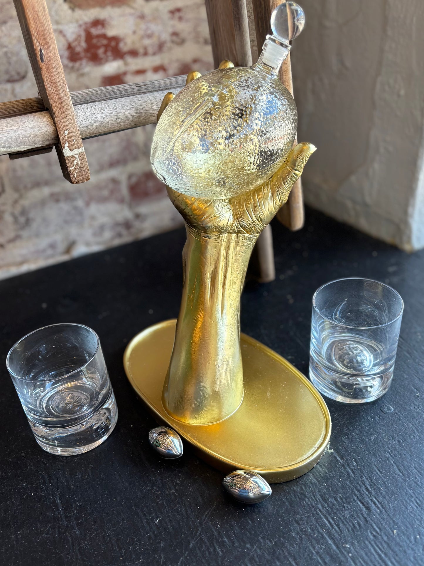 Football Glass Decanter Set