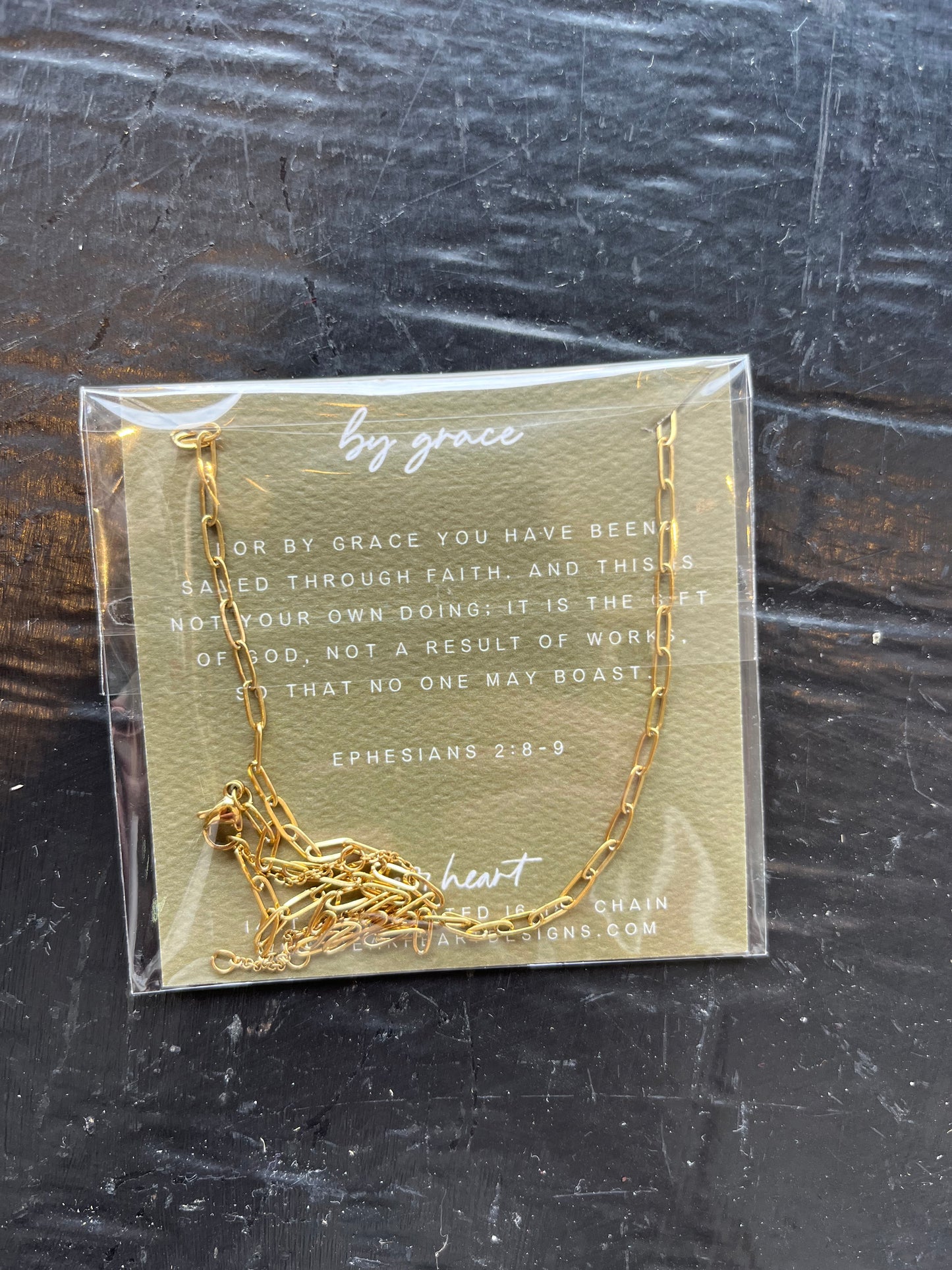 By Grace Tag Necklace