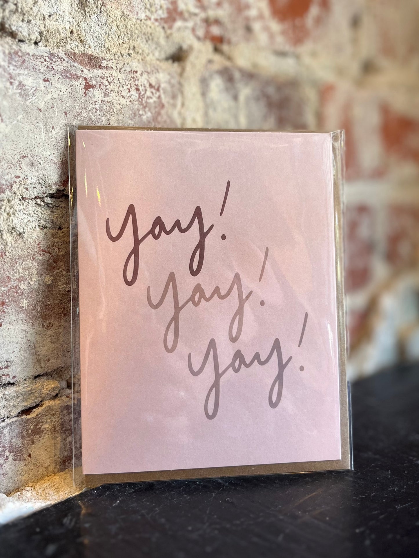 YAY! YAY! YAY! Greeting Card