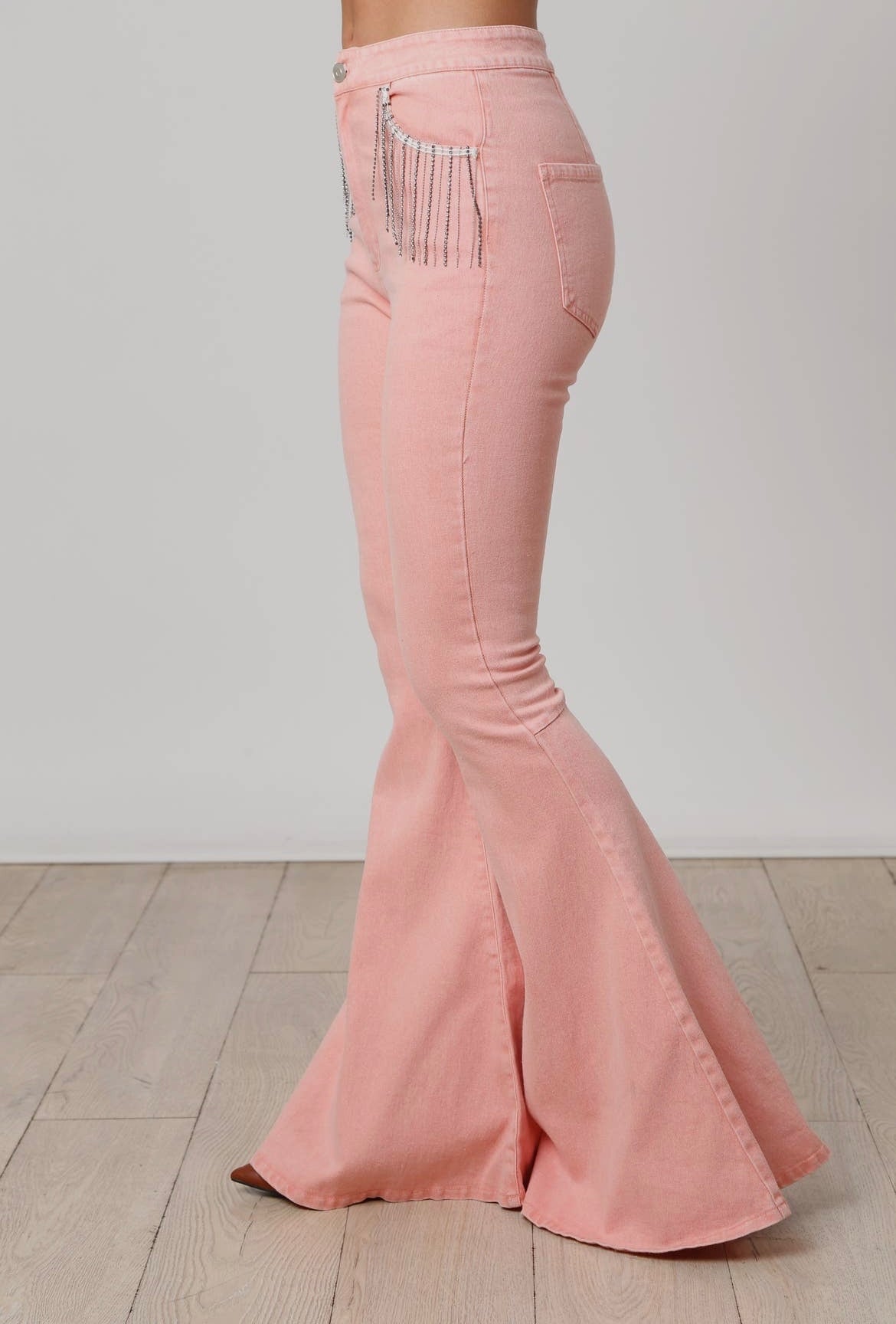 Fringe Jewel Bell Bottoms