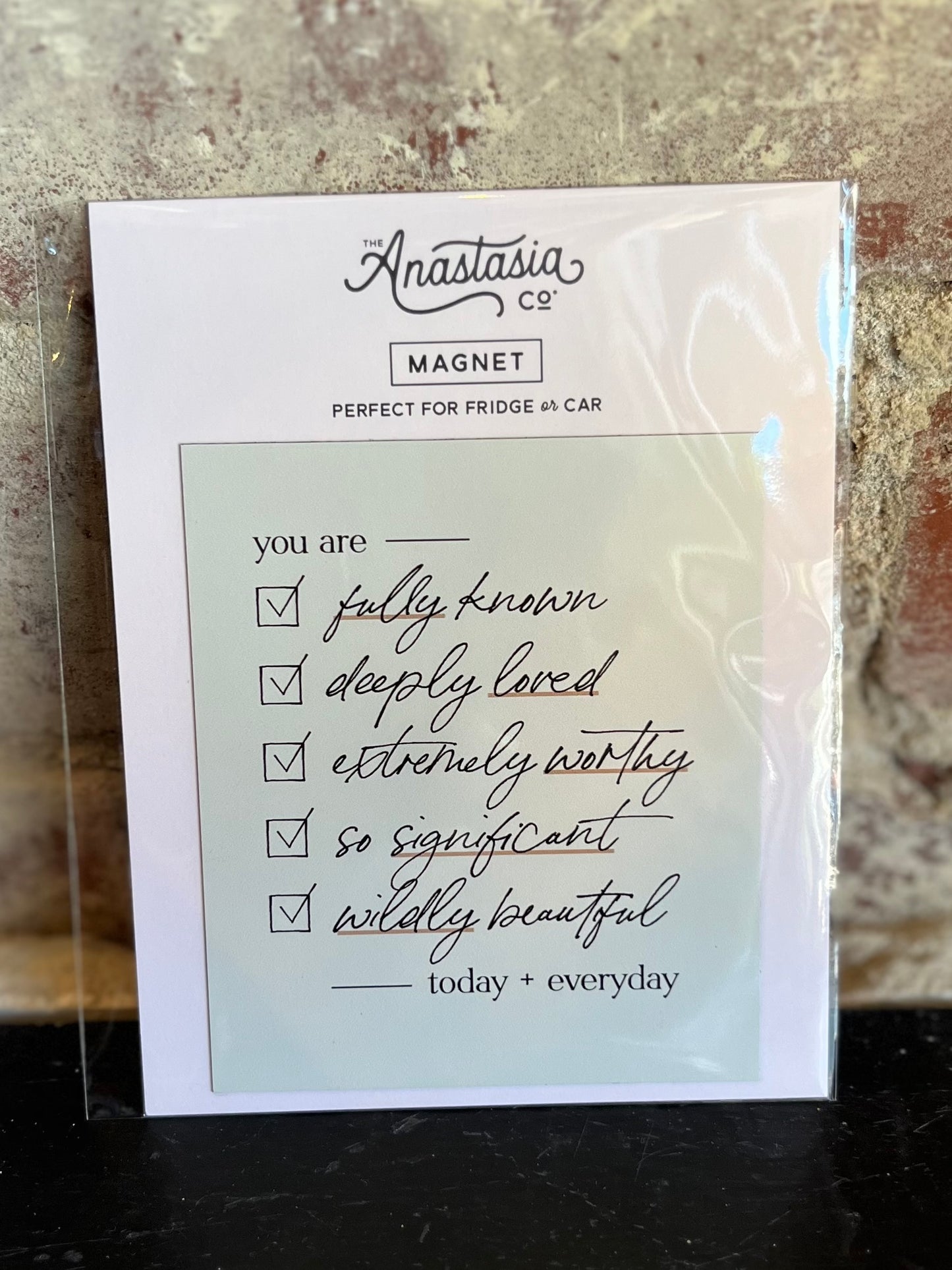 You are Fully Known Checklist Magnet