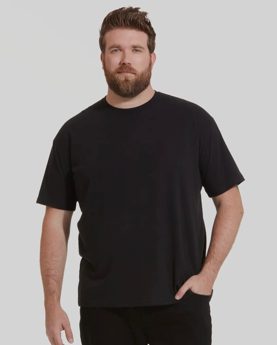 Classic Crew Neck Tee- Black