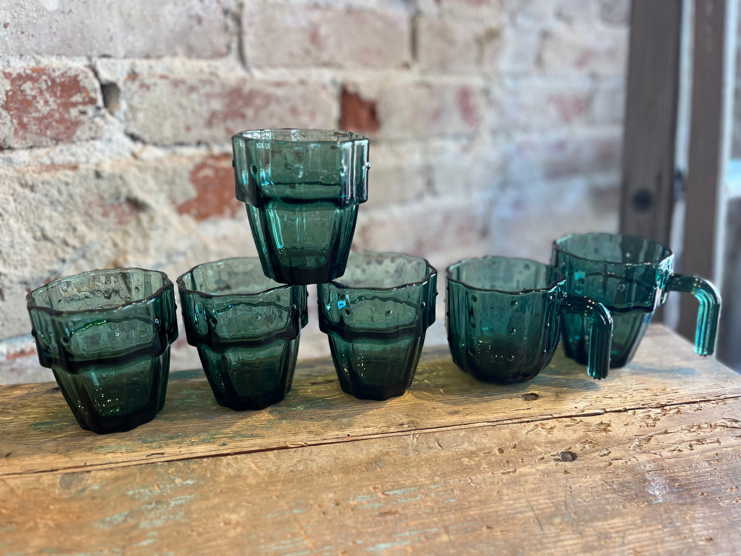 Cactus Stackable Glasses - Set of 6