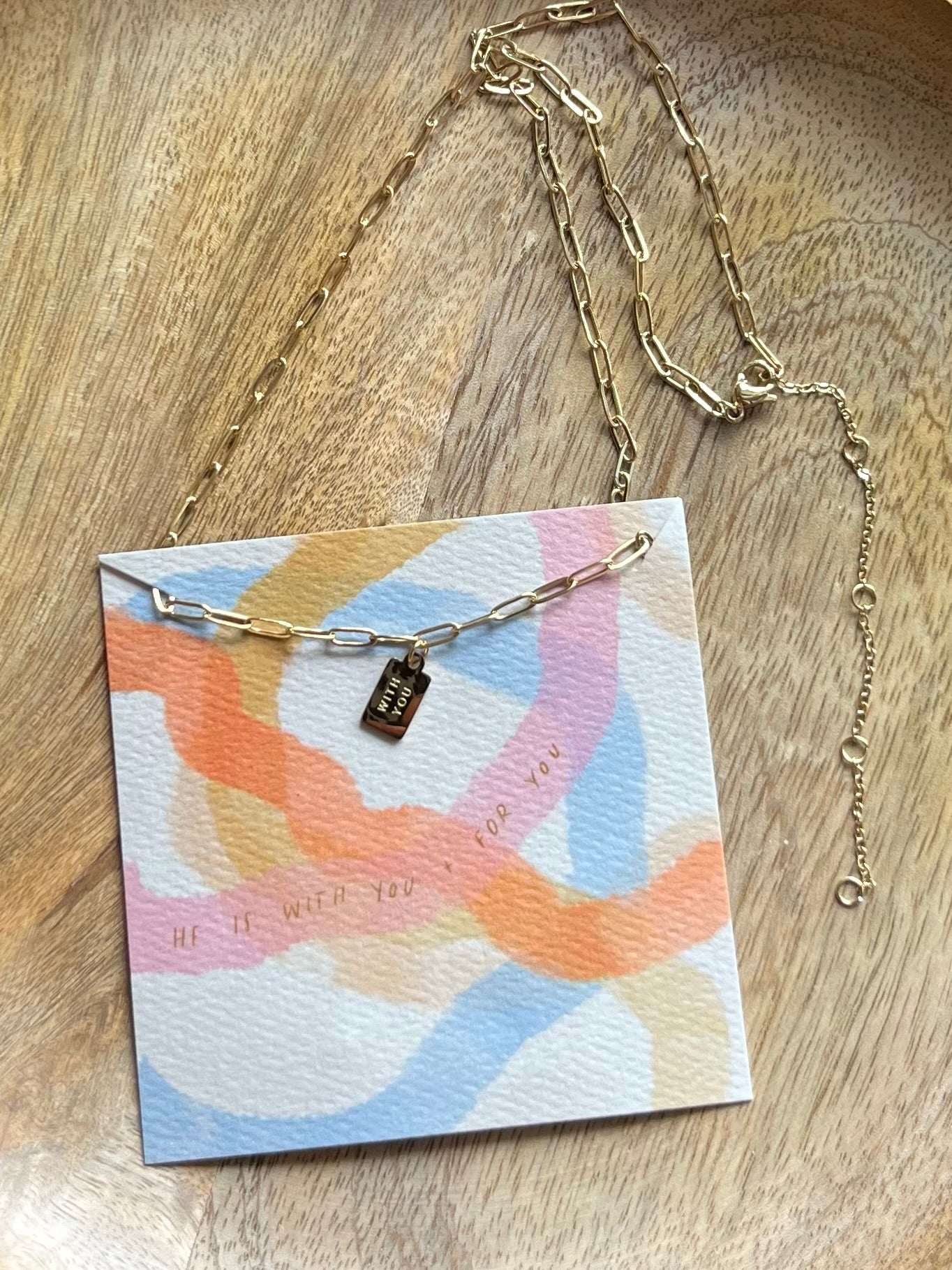 With You Tag Necklace