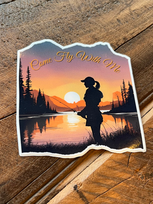 Come Fly with Me Sticker