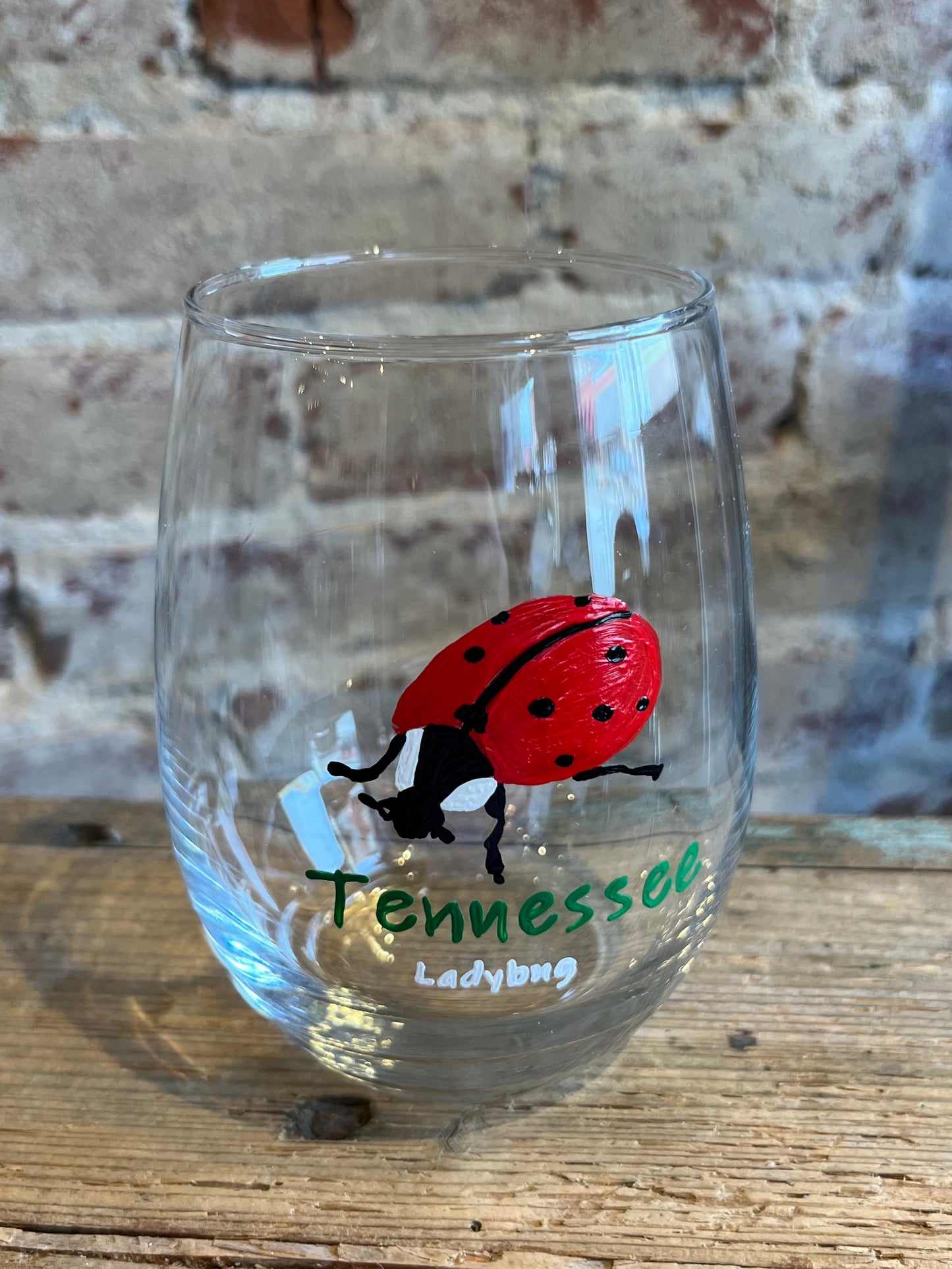 TN State Insect-Hand Painted Glass