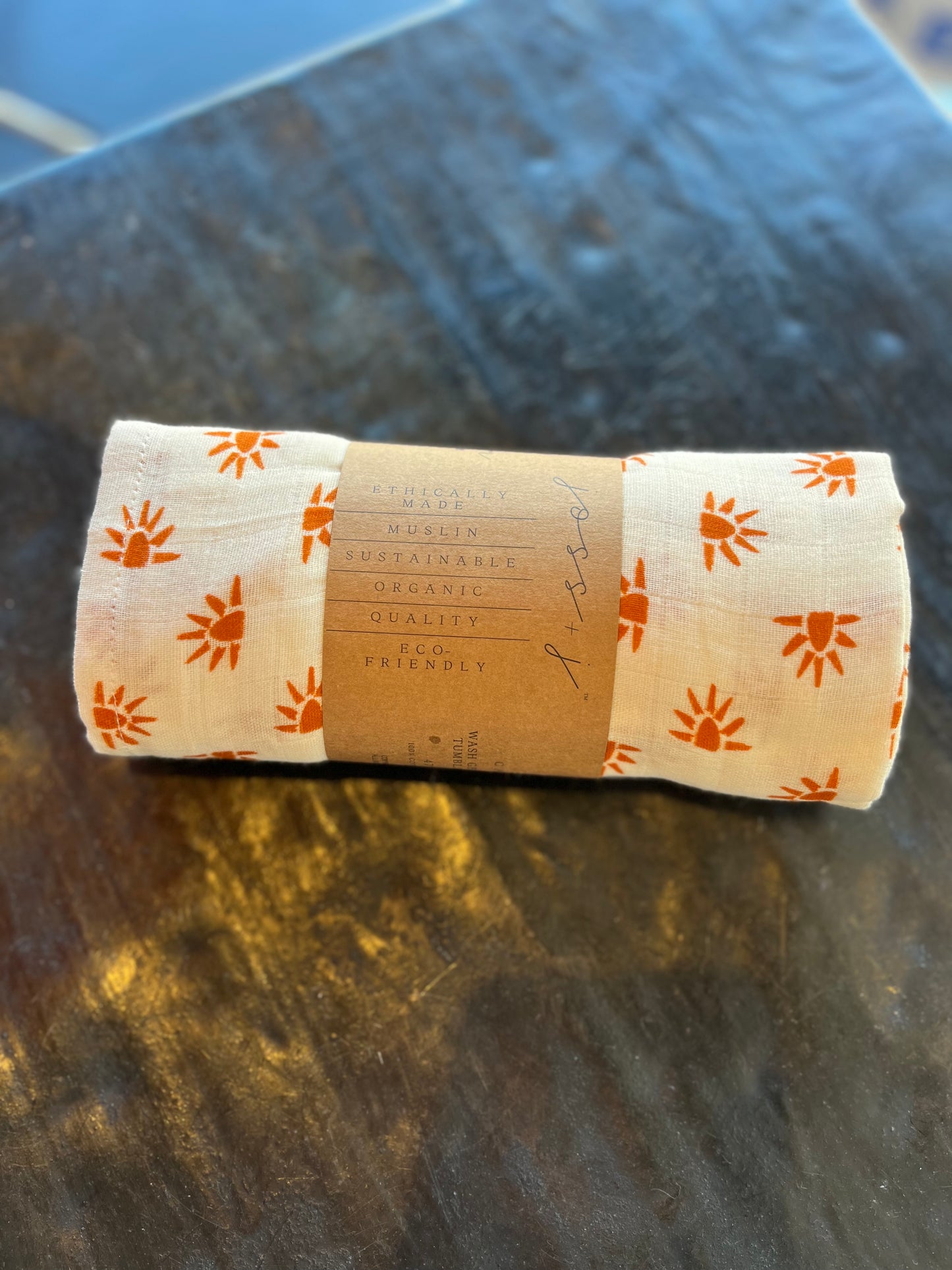 Sunshine Dreams Muslin Swaddle