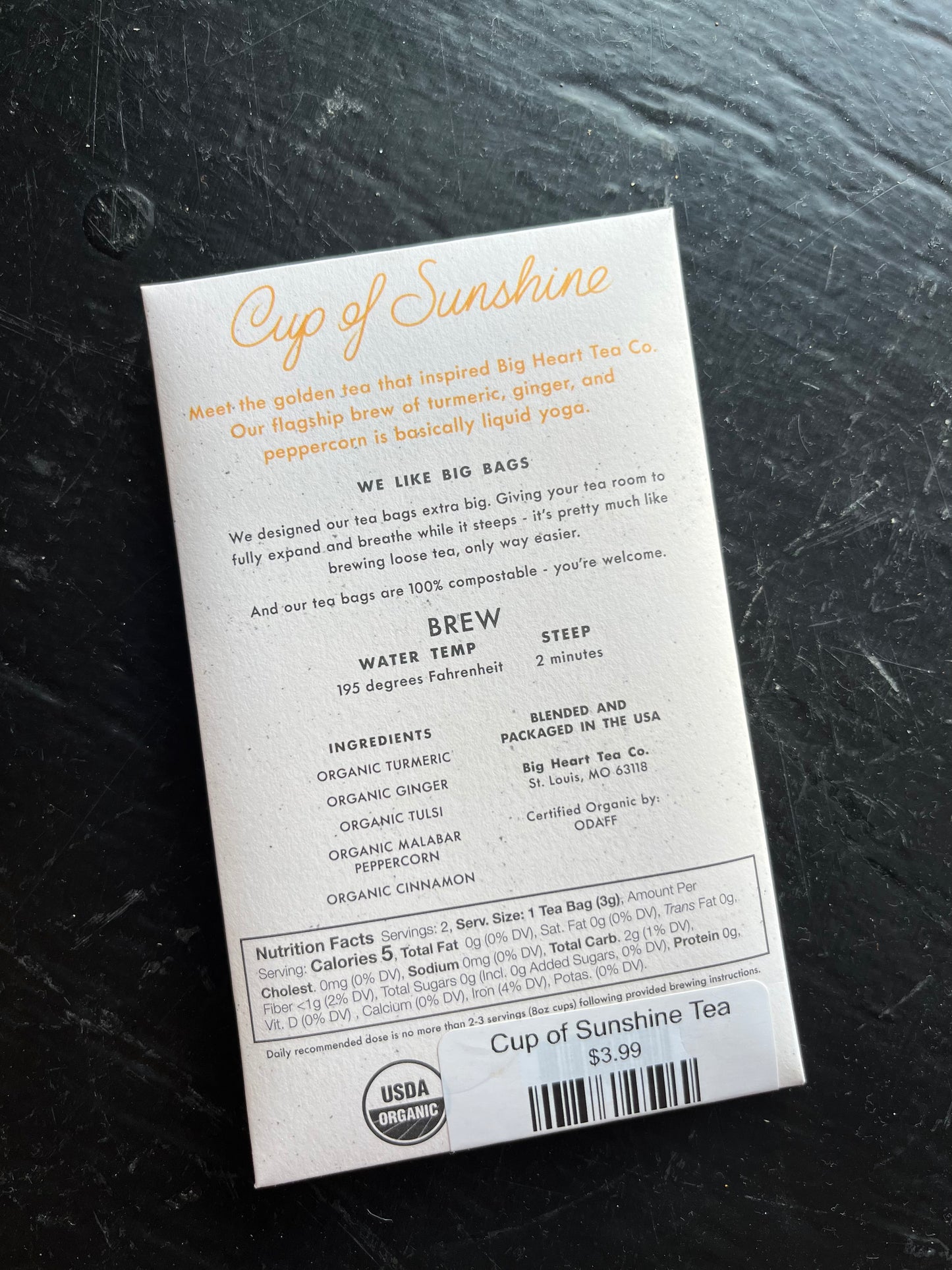 Cup of Sunshine Tea