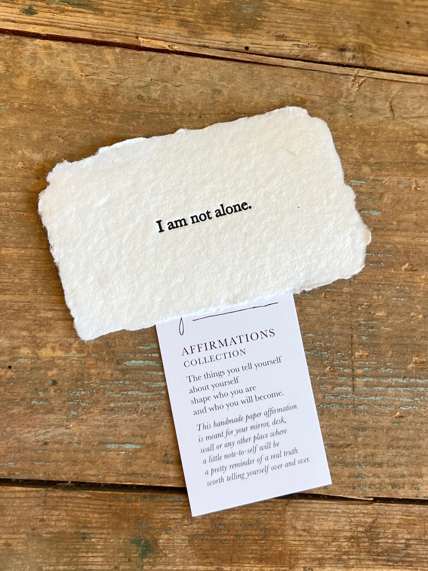 I Am Not Alone Card