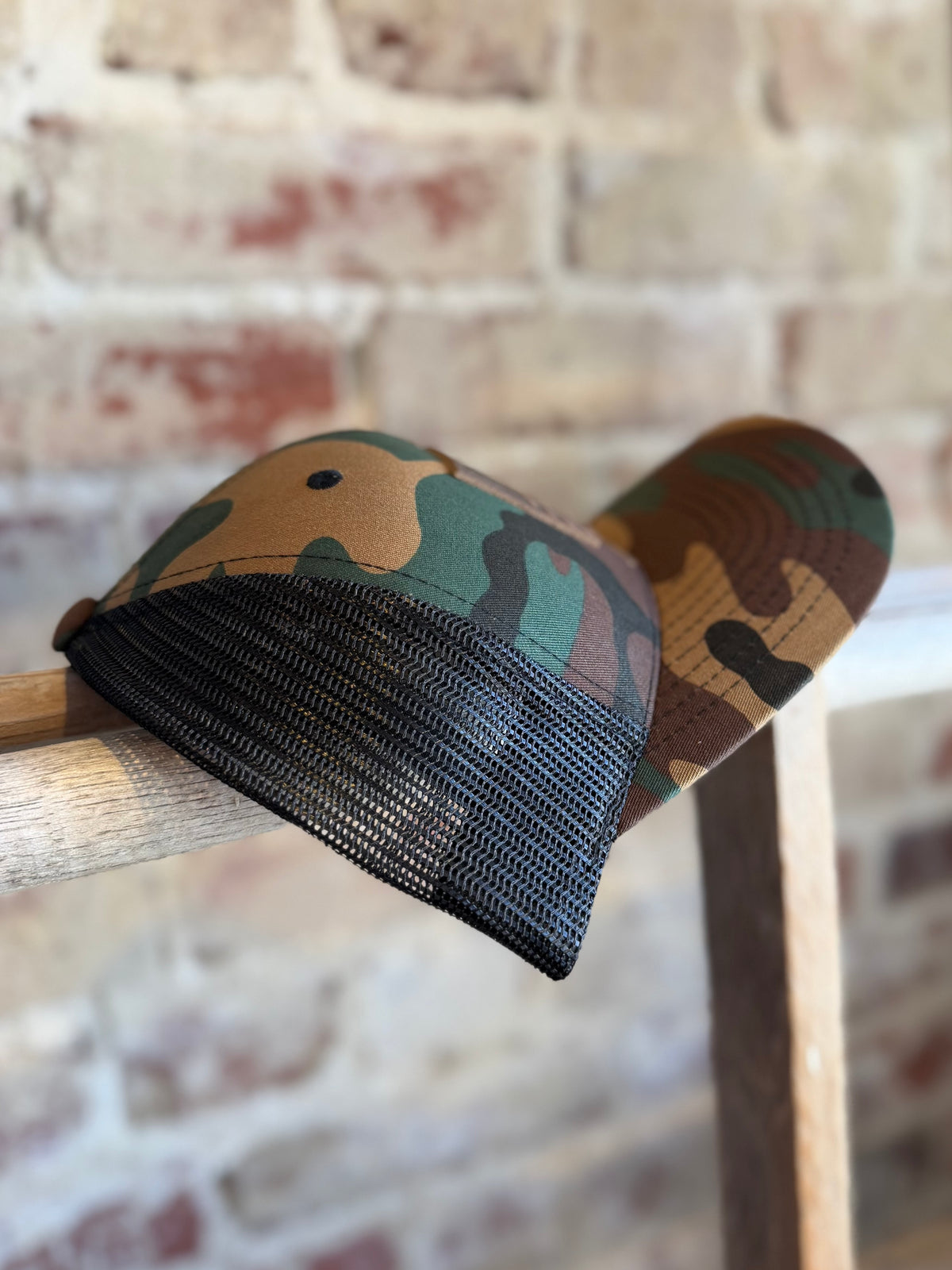 American Flag Hat- Camo