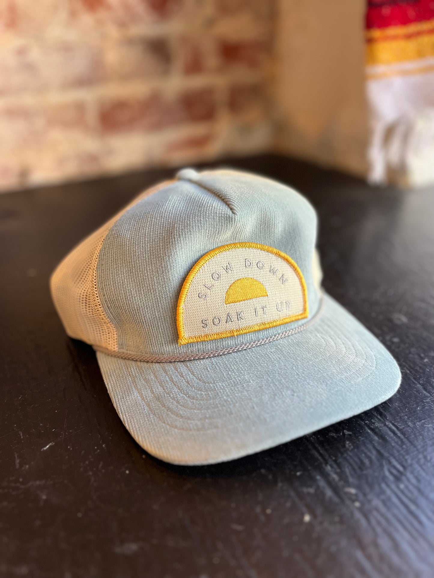 Slow Down Cord Trucker Hat