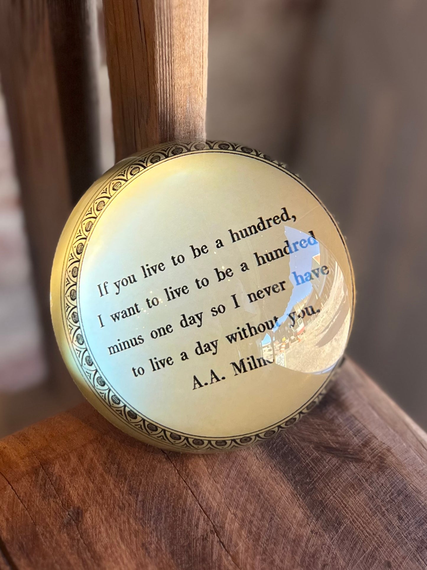 If You Live to Be A Hundred Paperweight