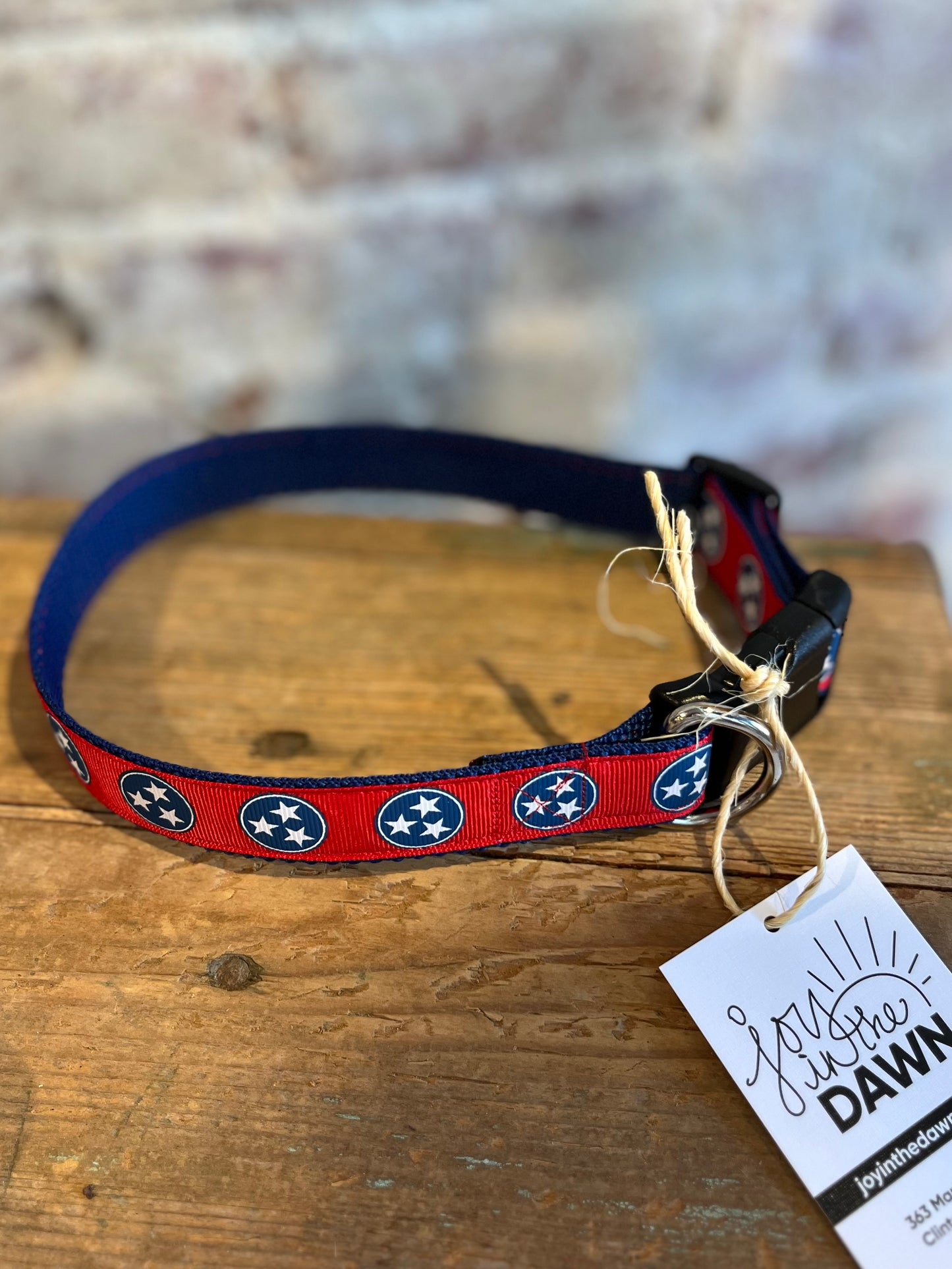 TriStar WIDE Dog Collar- red/blue