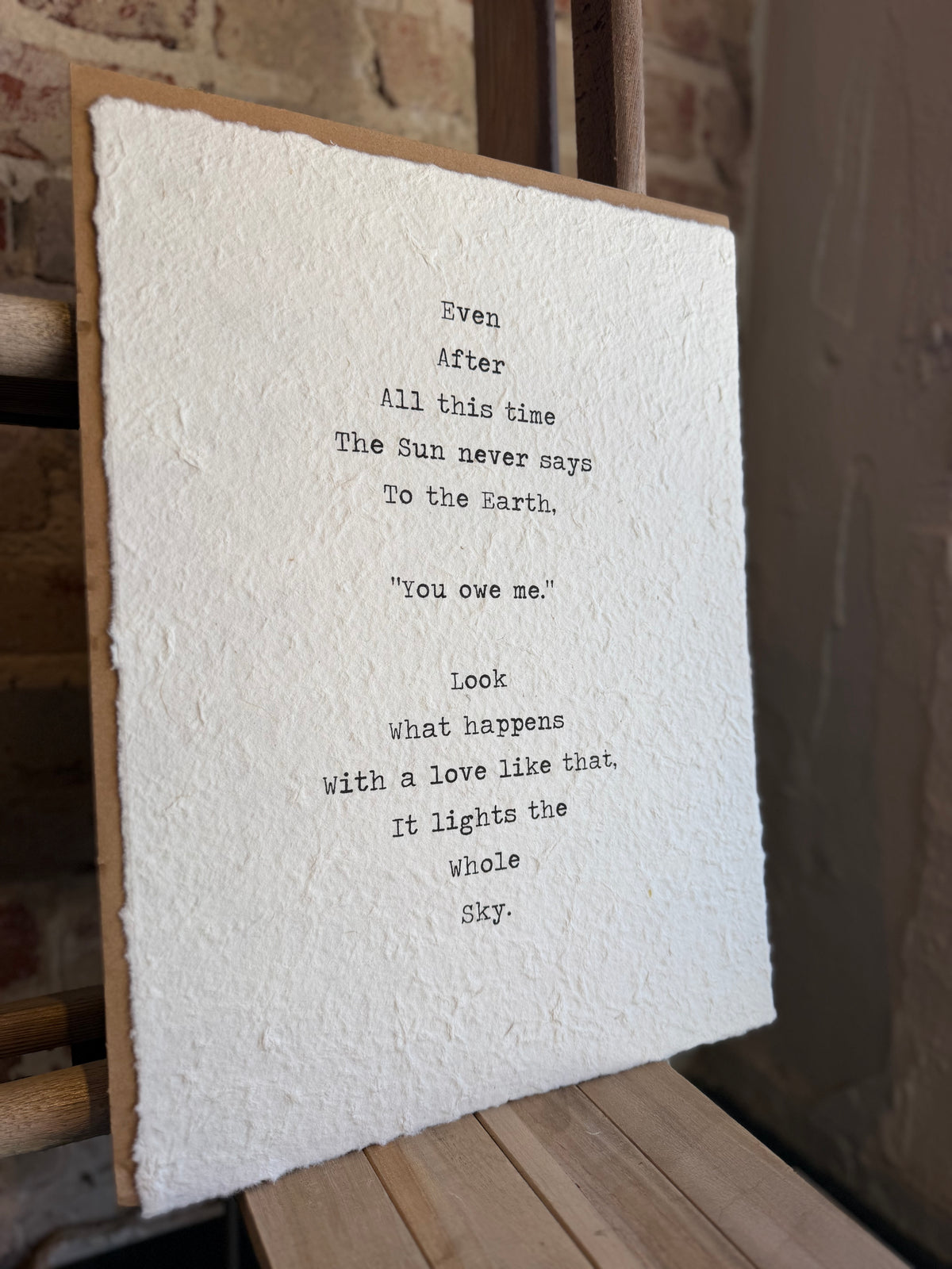 Even After Print- Handmade